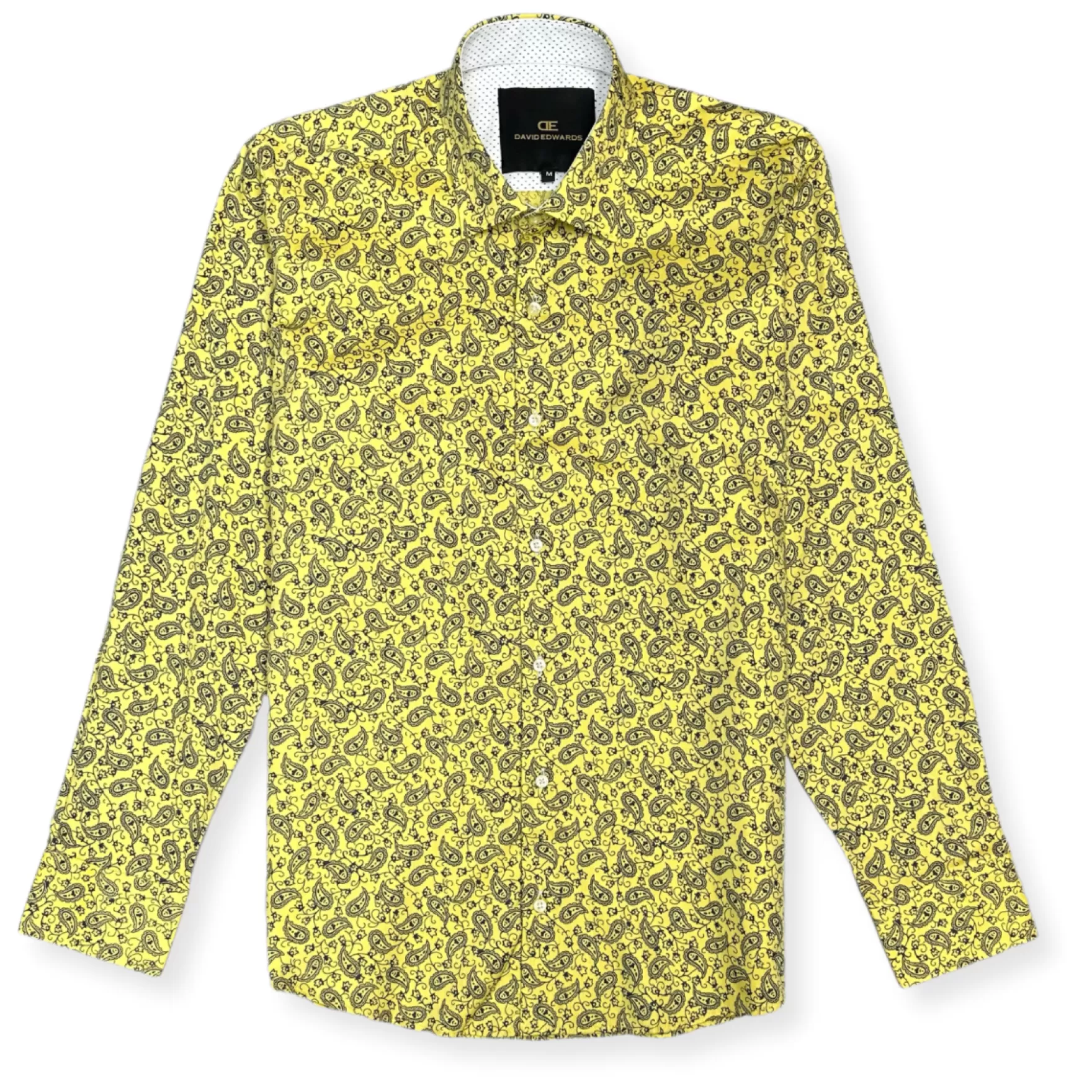 New Edition Fashion Button Downs-Deerfield Long Sleeve Button Down Shirt Yellow