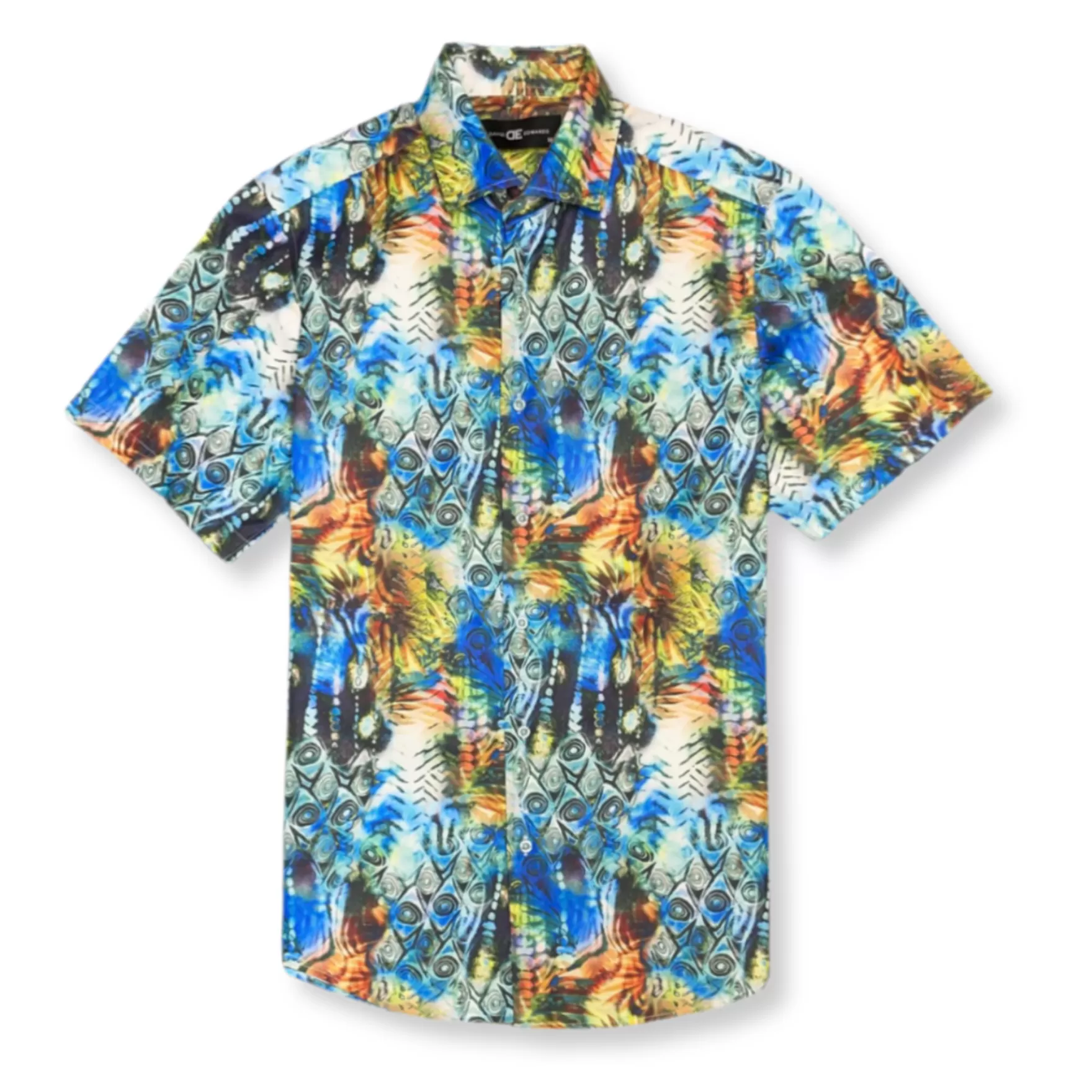 New Edition Fashion Button Downs-Delancey Short Sleeve Button Down Royal