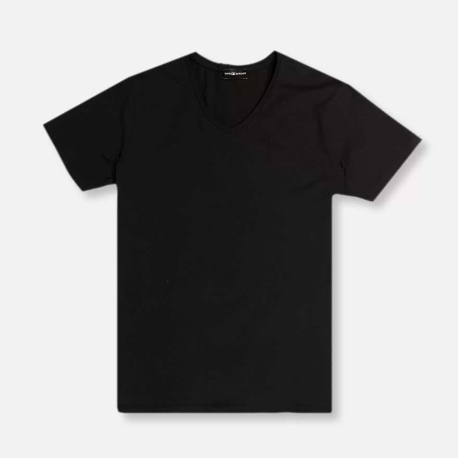 New Edition Fashion T-shirts-Delray V-neck T-Shirt Black