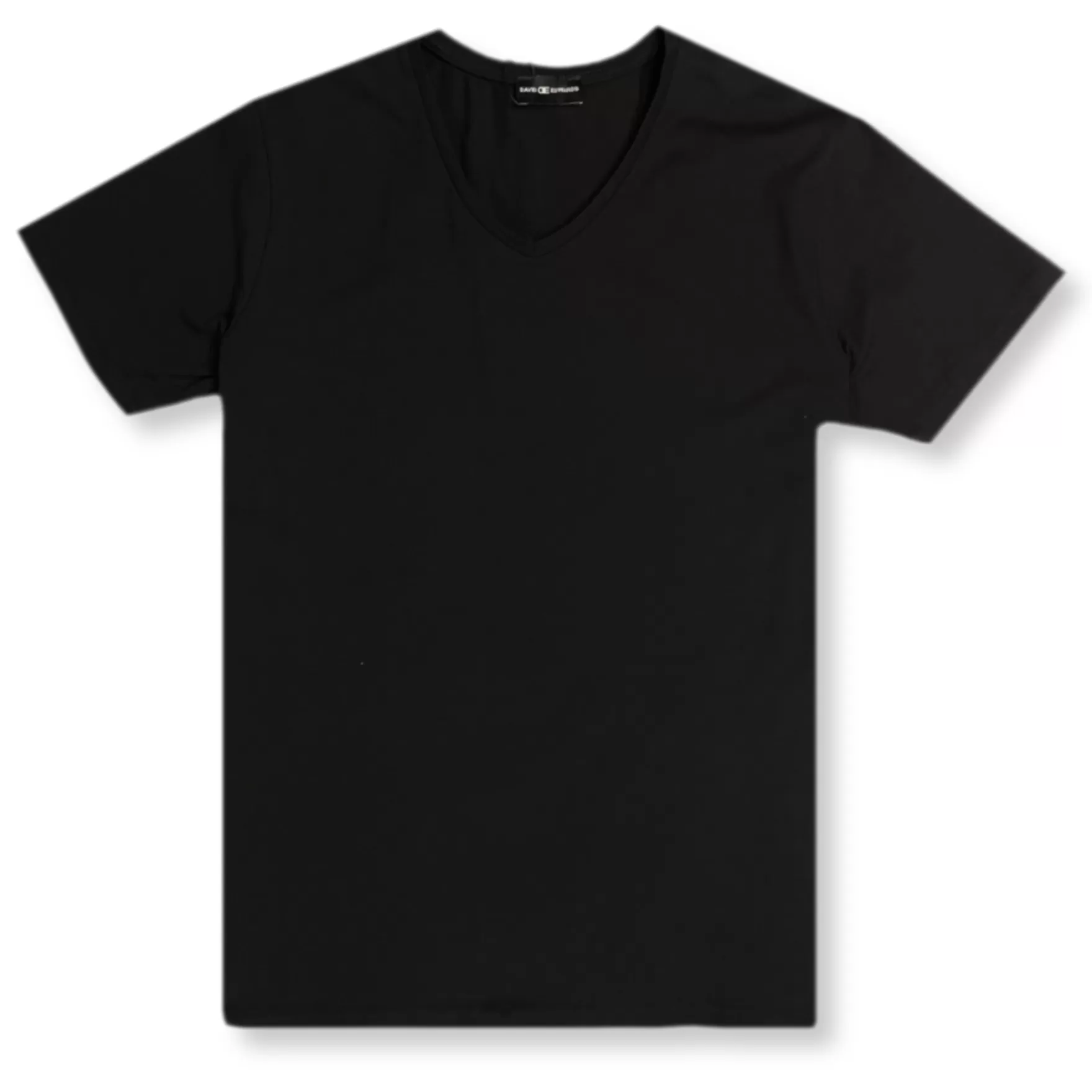 New Edition Fashion T-shirts-Delray V-neck T-Shirt Black