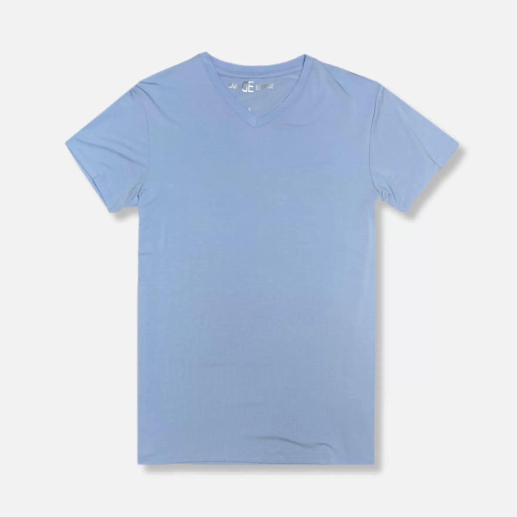 New Edition Fashion T-shirts-Delta V-neck T-Shirt Sky Blue