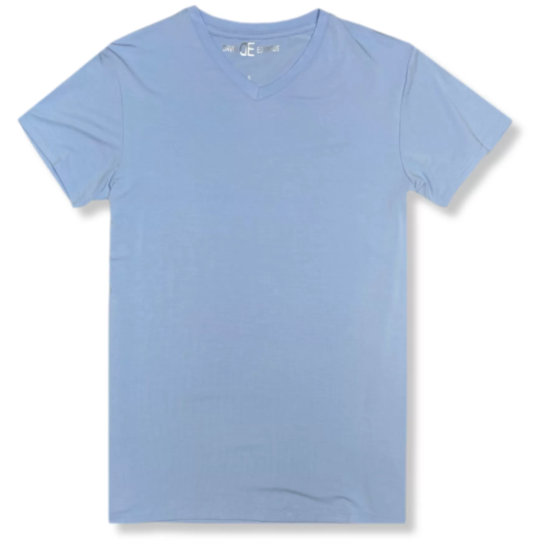 New Edition Fashion T-shirts-Delta V-neck T-Shirt Sky Blue