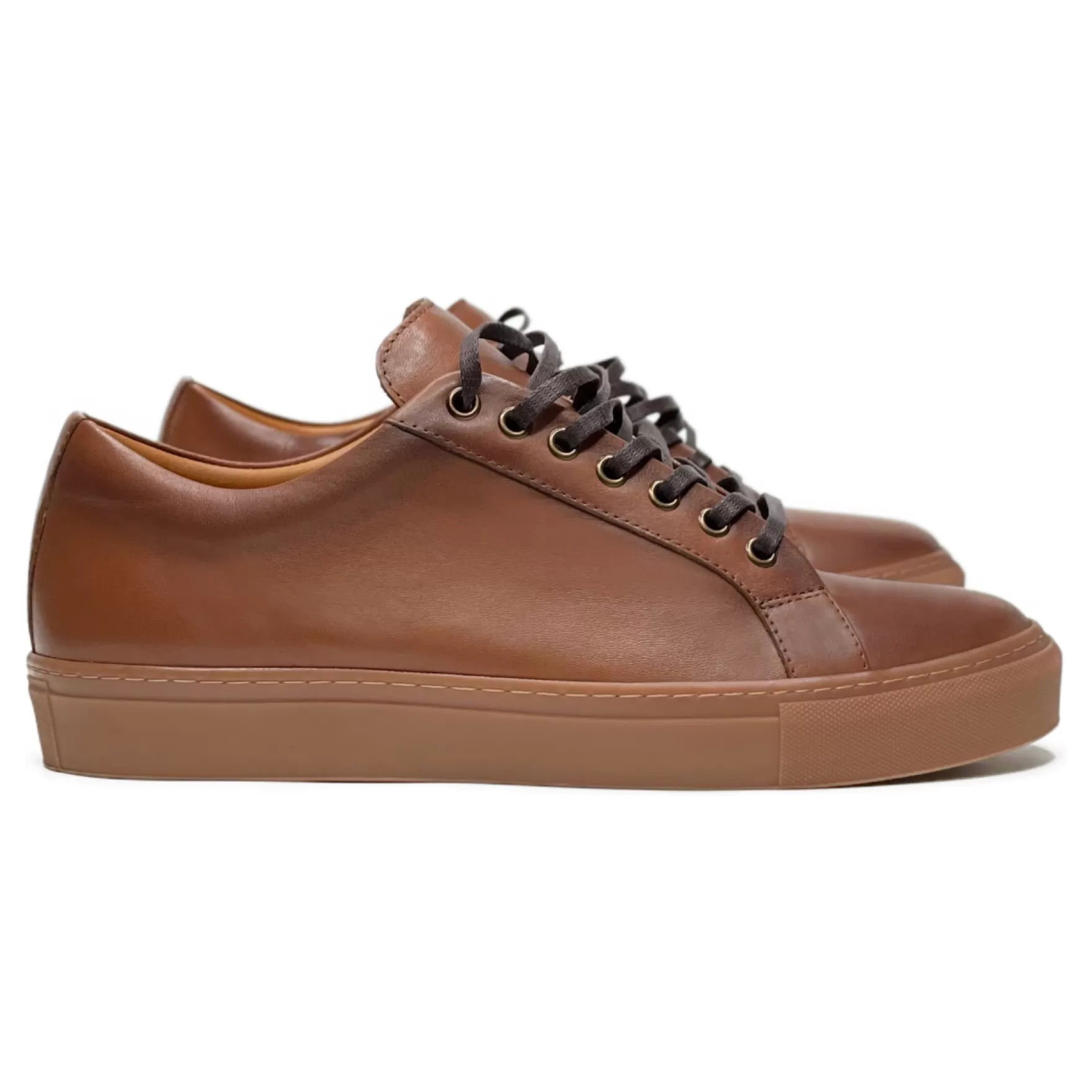 New Edition Fashion Casual Shoes | Sneakers-Demonte Cupsole Sneakers Tan