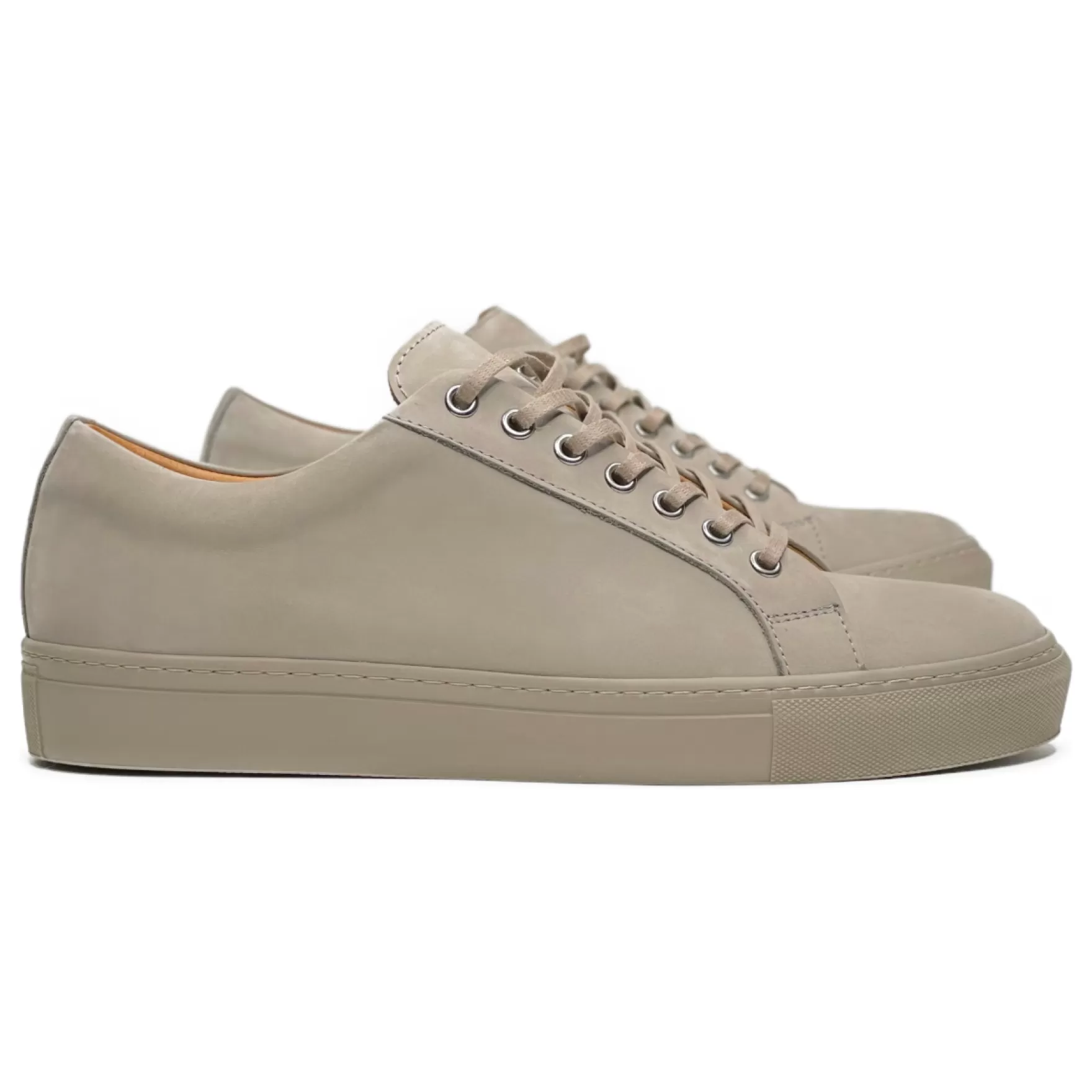 New Edition Fashion Casual Shoes | Sneakers-Demonte Cupsole Sneakers Taupe