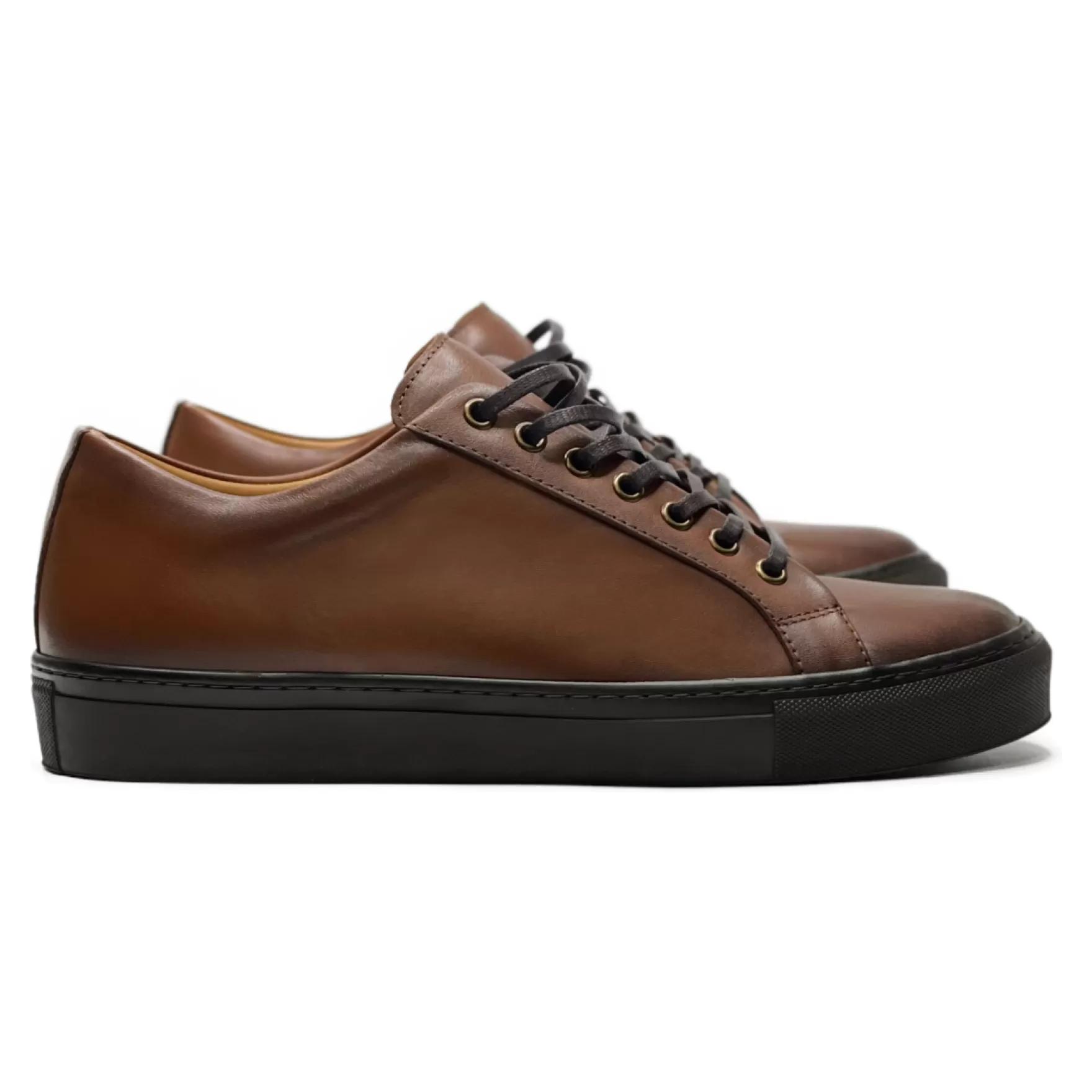 New Edition Fashion Casual Shoes | Sneakers-Demonte Cupsole Sneakers Brown