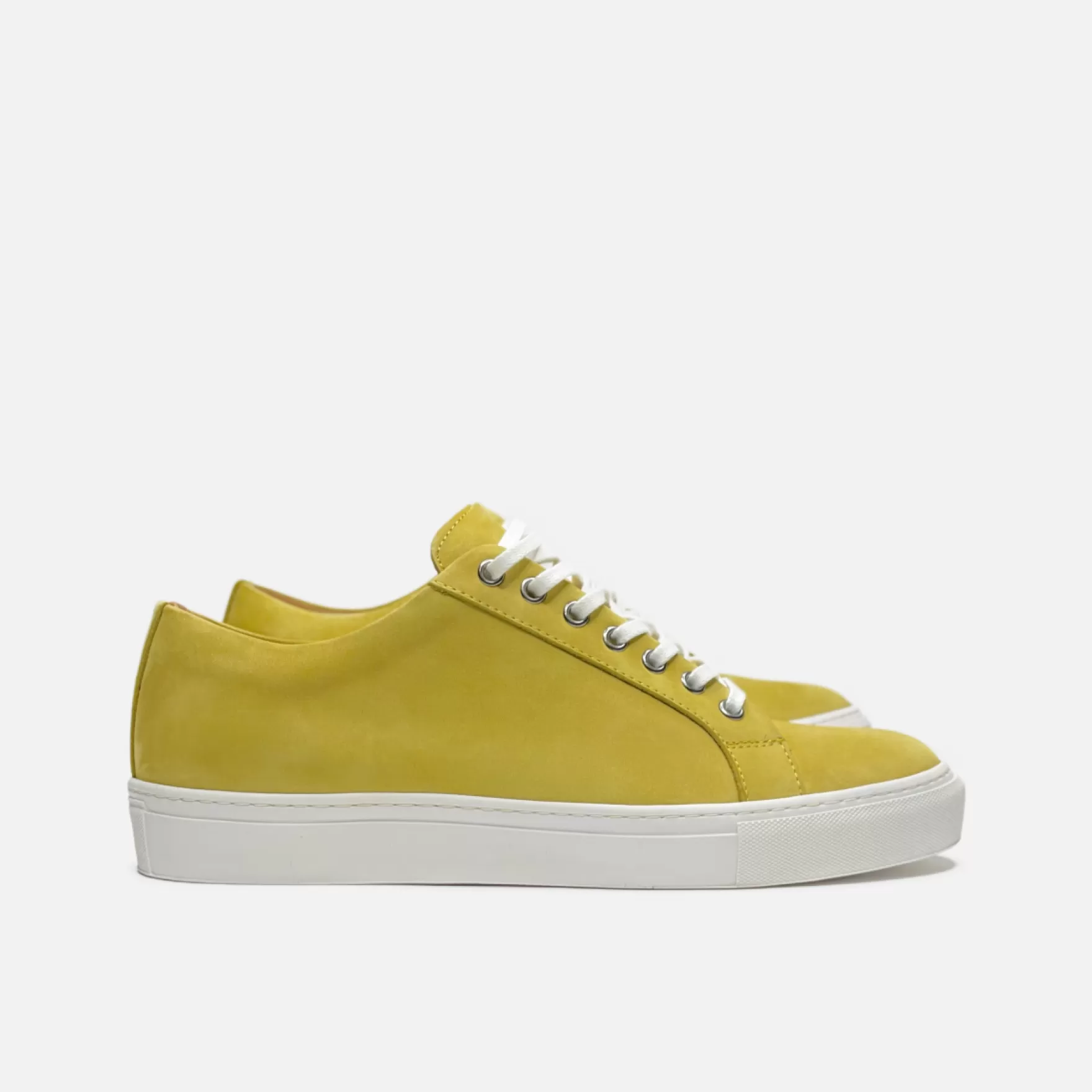 New Edition Fashion Casual Shoes | Sneakers-Demonte Cupsole Sneakers Yellow