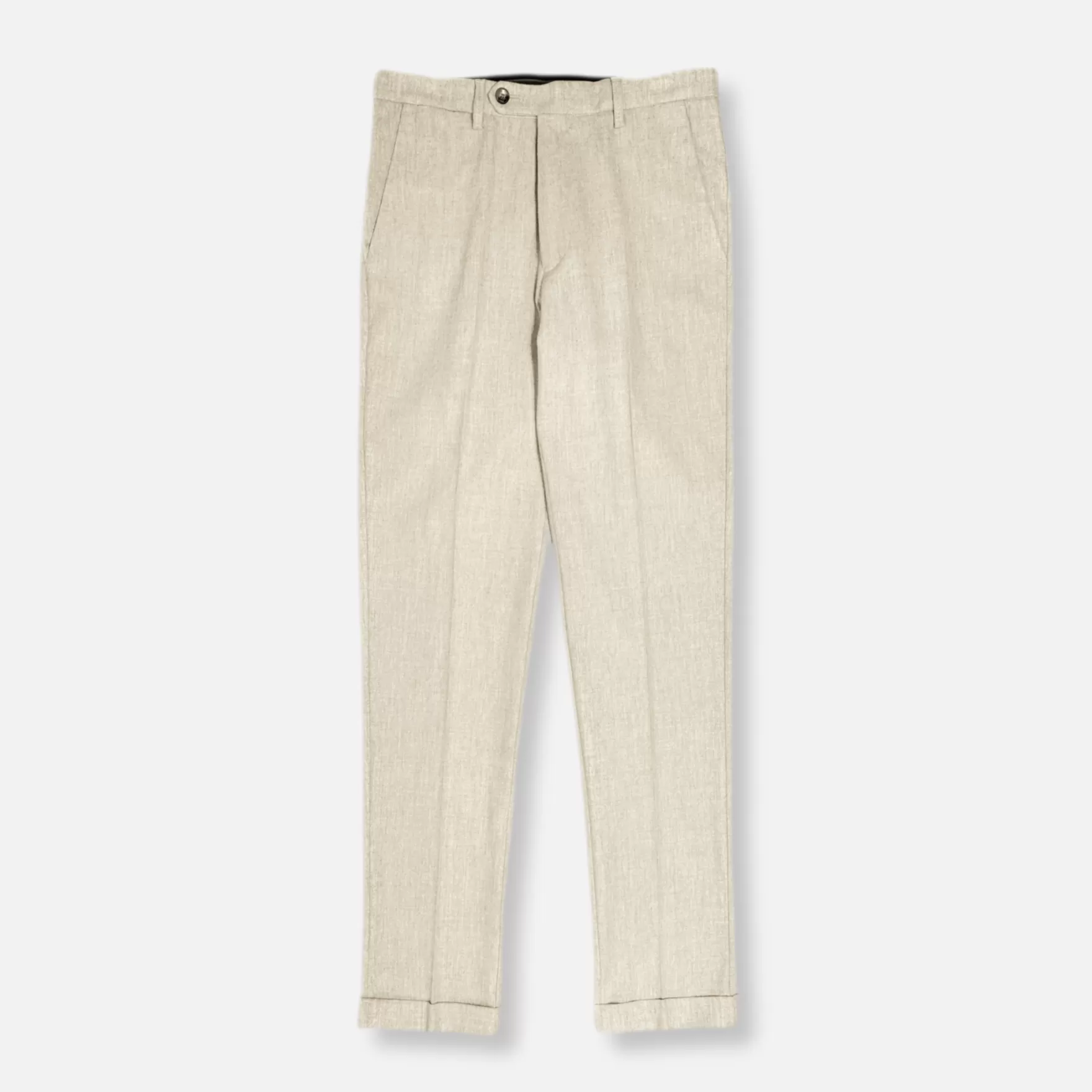 New Edition Fashion Pants | Dress Pants-Densford Slim Fit Tweed Pants Beige