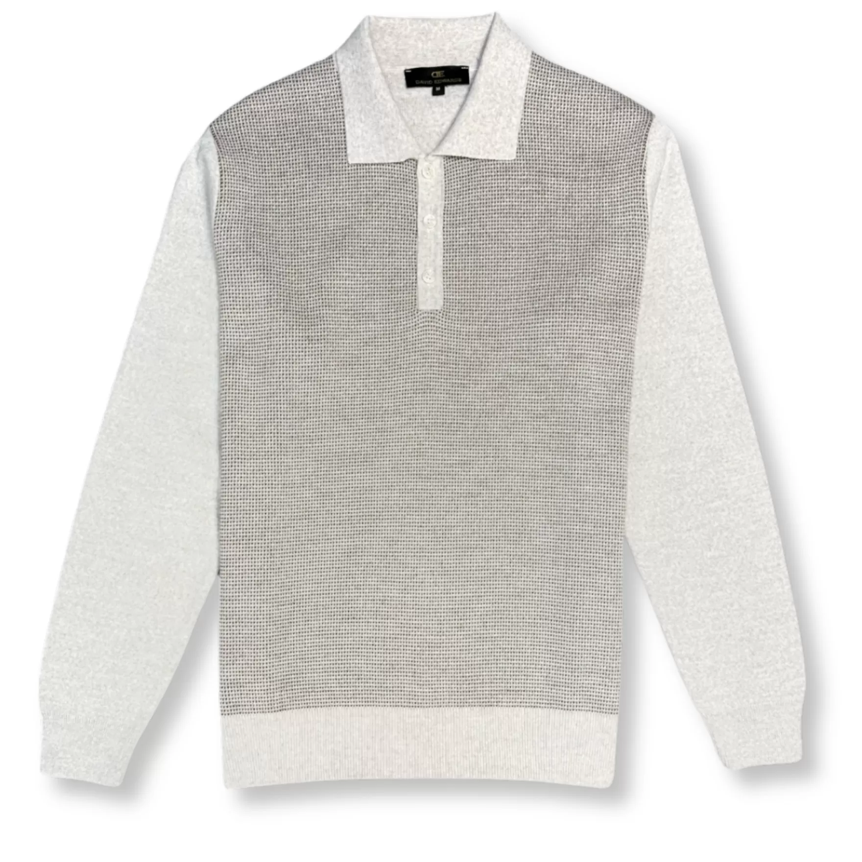 New Edition Fashion Sweaters-Dentino Knitted Polo Sweater Sand