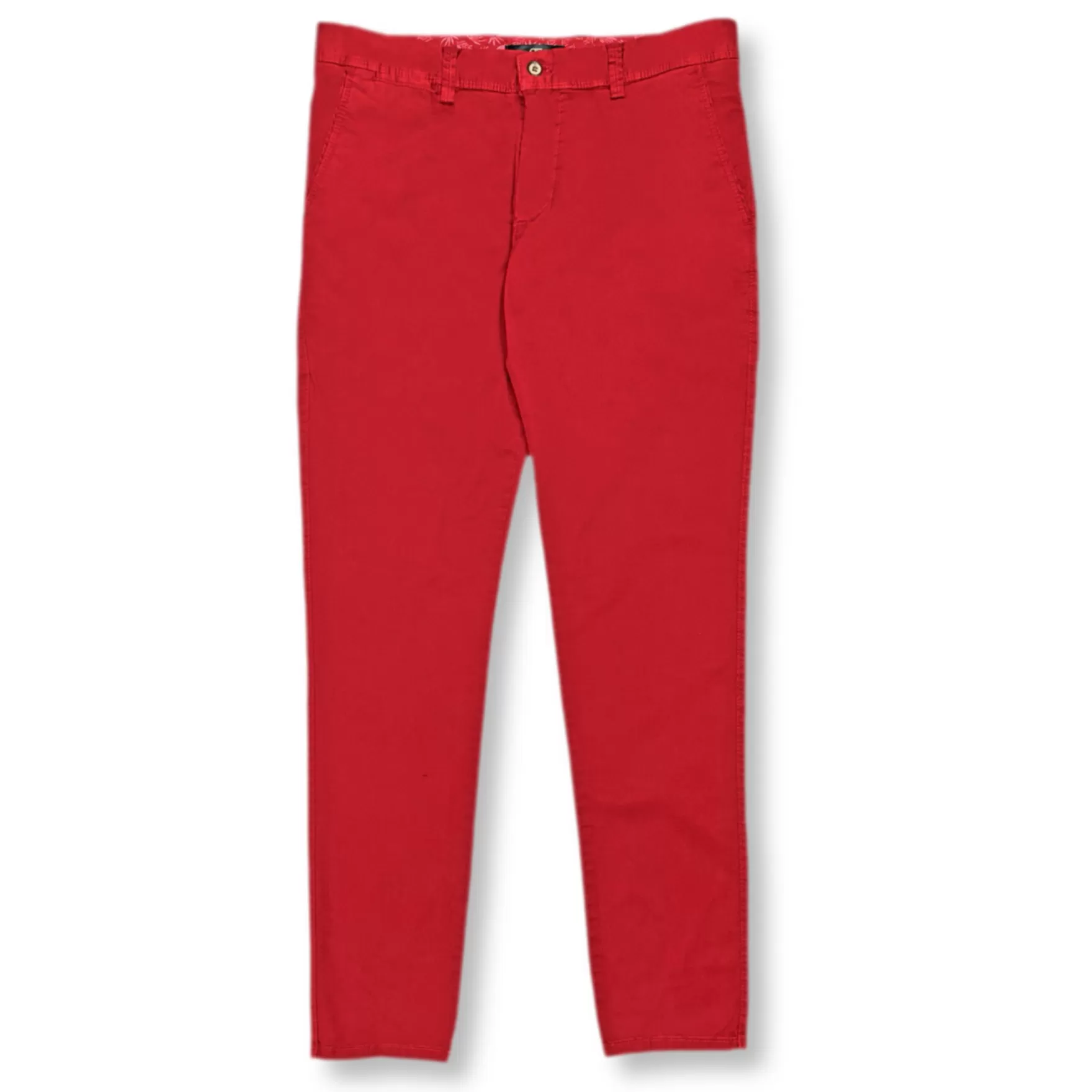 New Edition Fashion Pants | Dress Pants-Deon Slim Fit Chino Pants Red