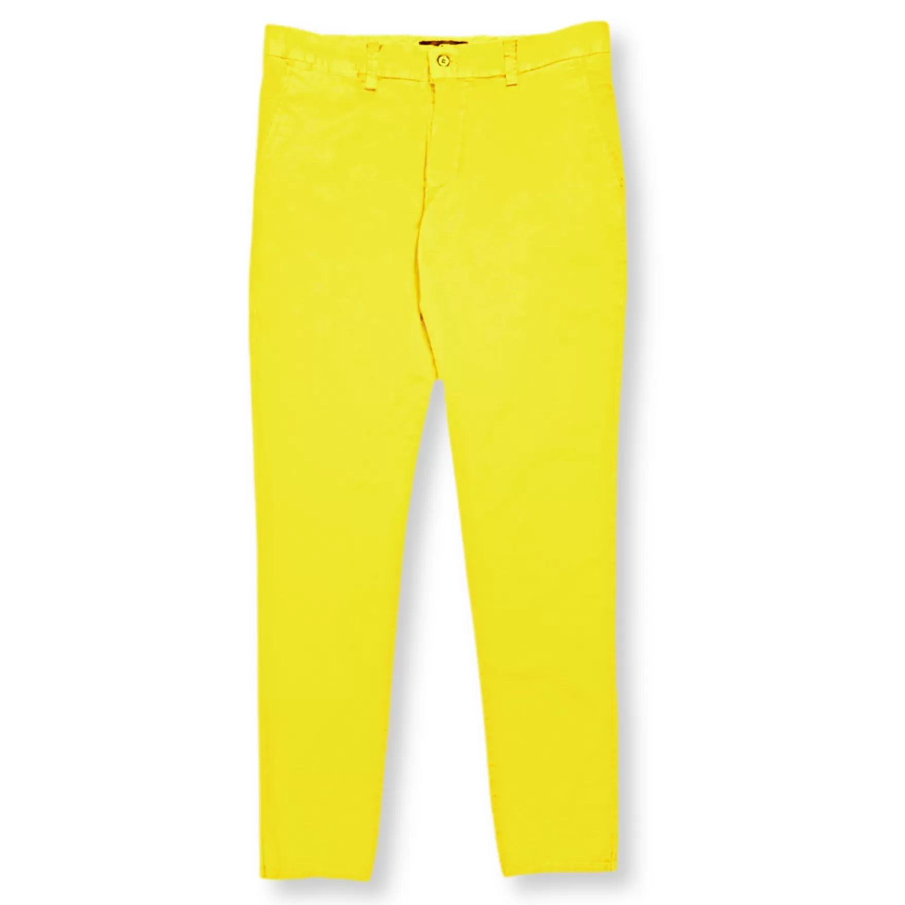 New Edition Fashion Pants | Dress Pants-Deon Slim Fit Chino Pants Canary Yellow