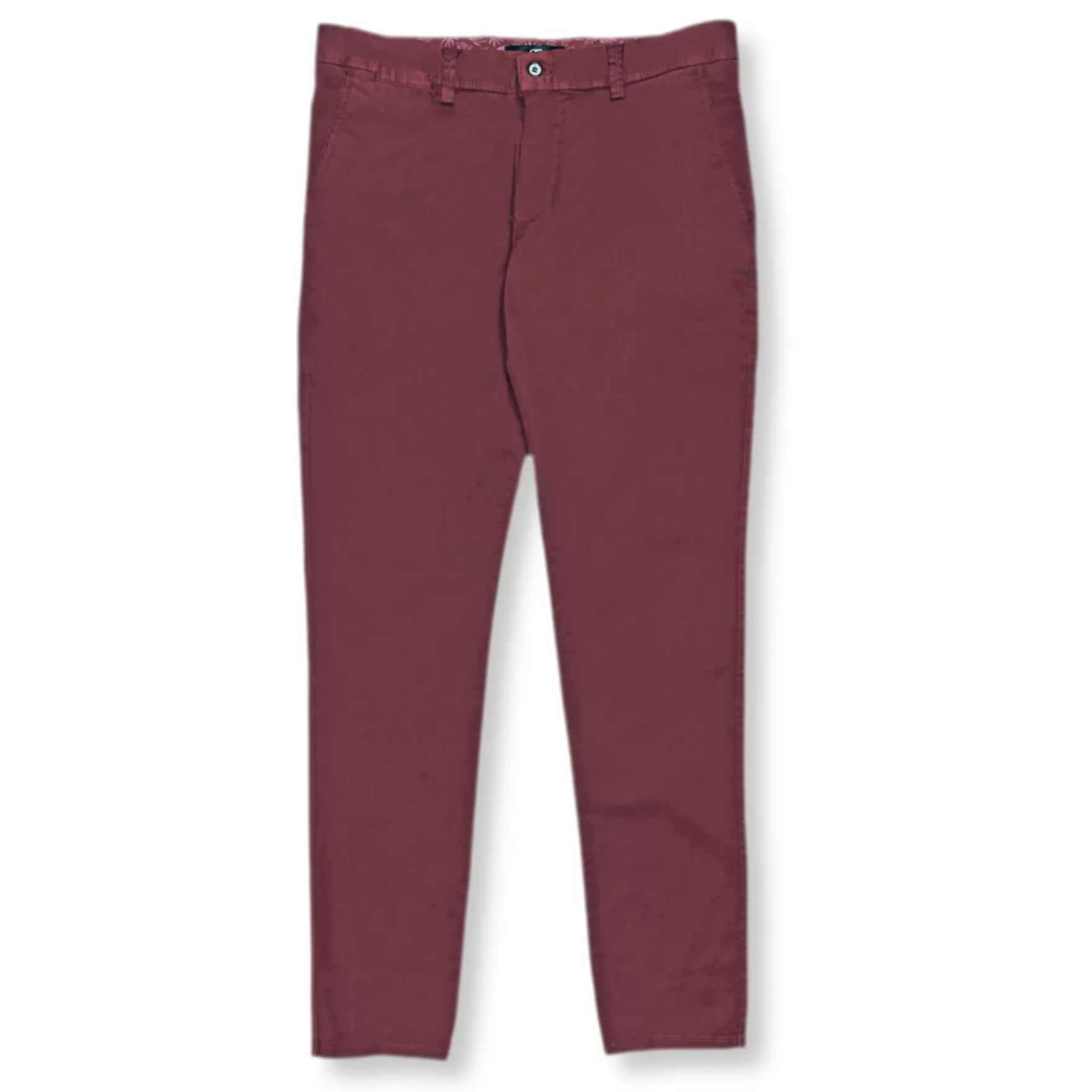 New Edition Fashion Pants | Dress Pants-Deon Slim Fit Chino Pants Burgundy