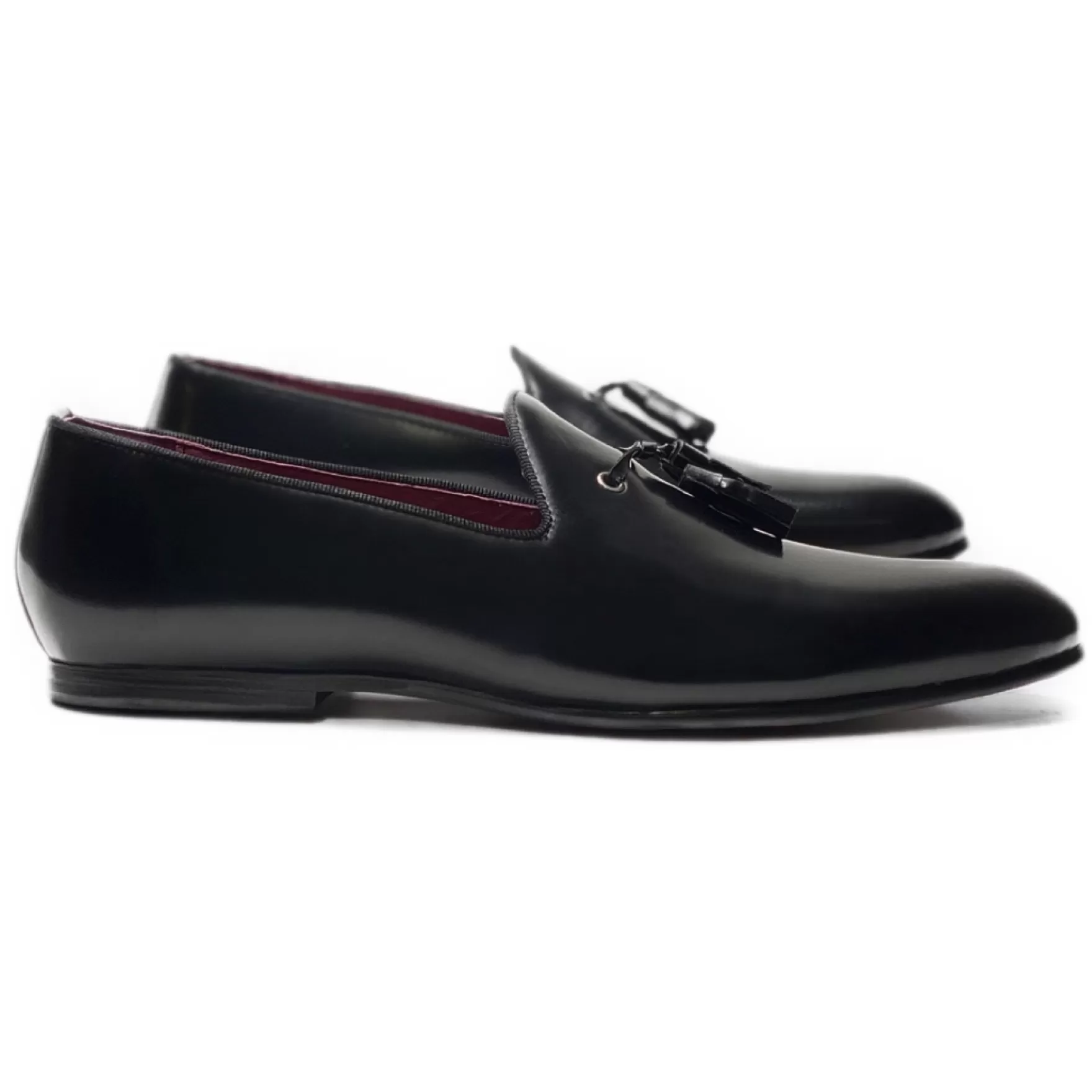 New Edition Fashion Formal Shoes | Loafers & Slip Ons-Desire Tassel Loafers Black