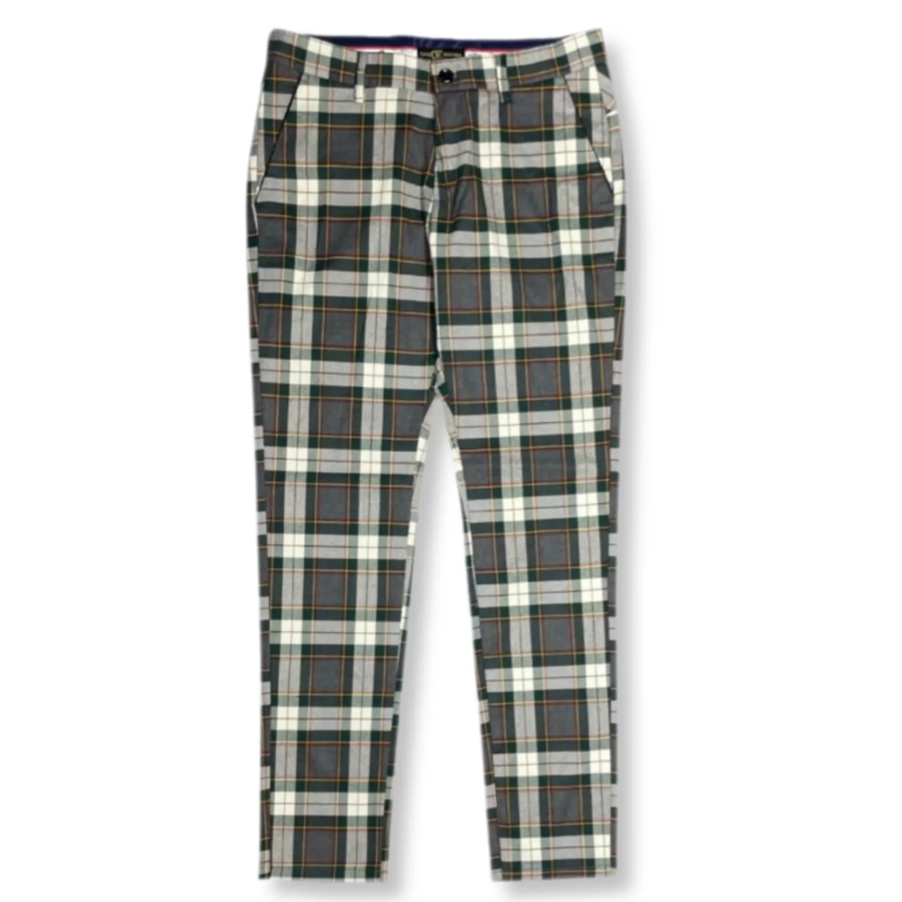 New Edition Fashion Pants | Dress Pants-Destin Slim Fit Plaid Pants Multi