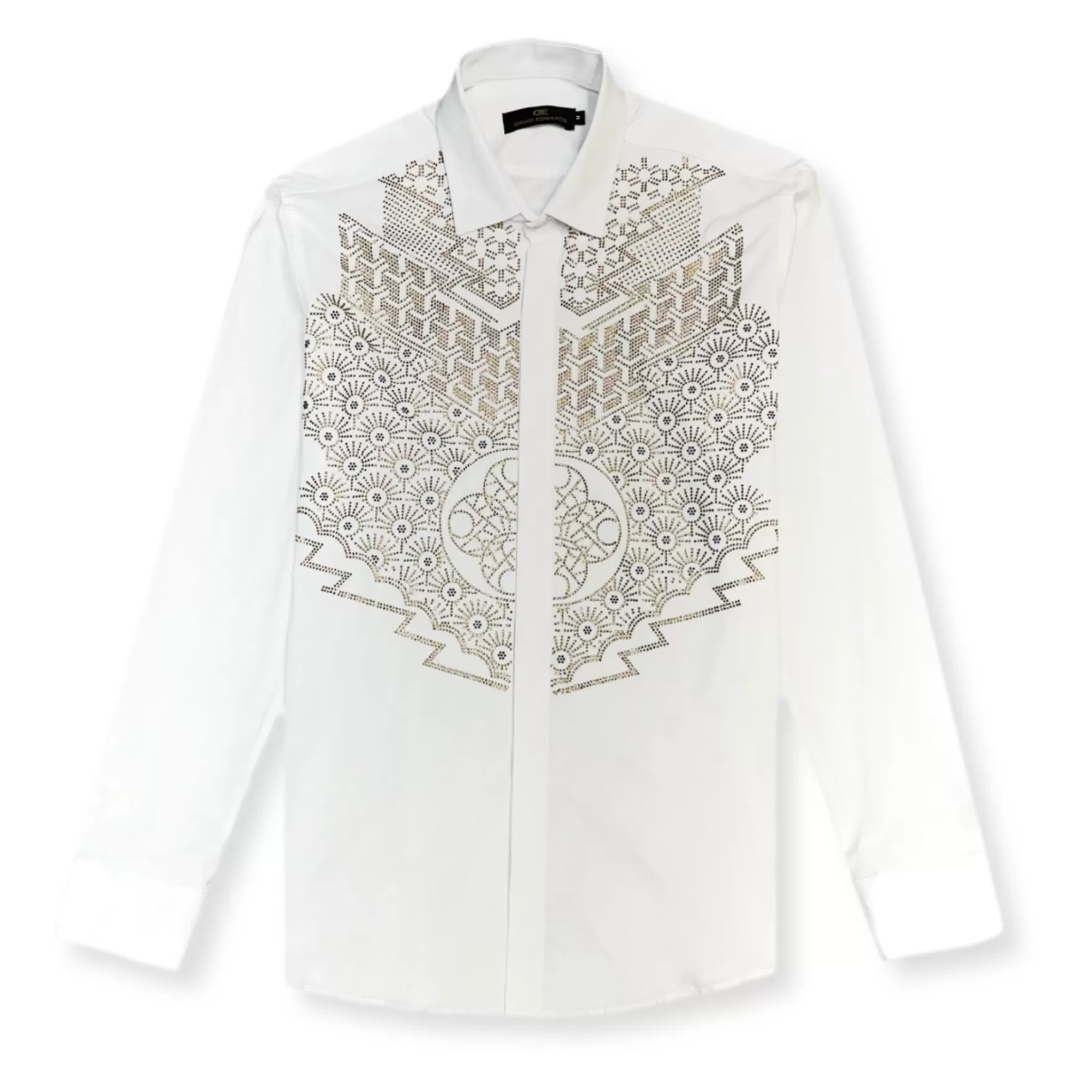 New Edition Fashion Dress Shirts-Detro Collared Shirt White