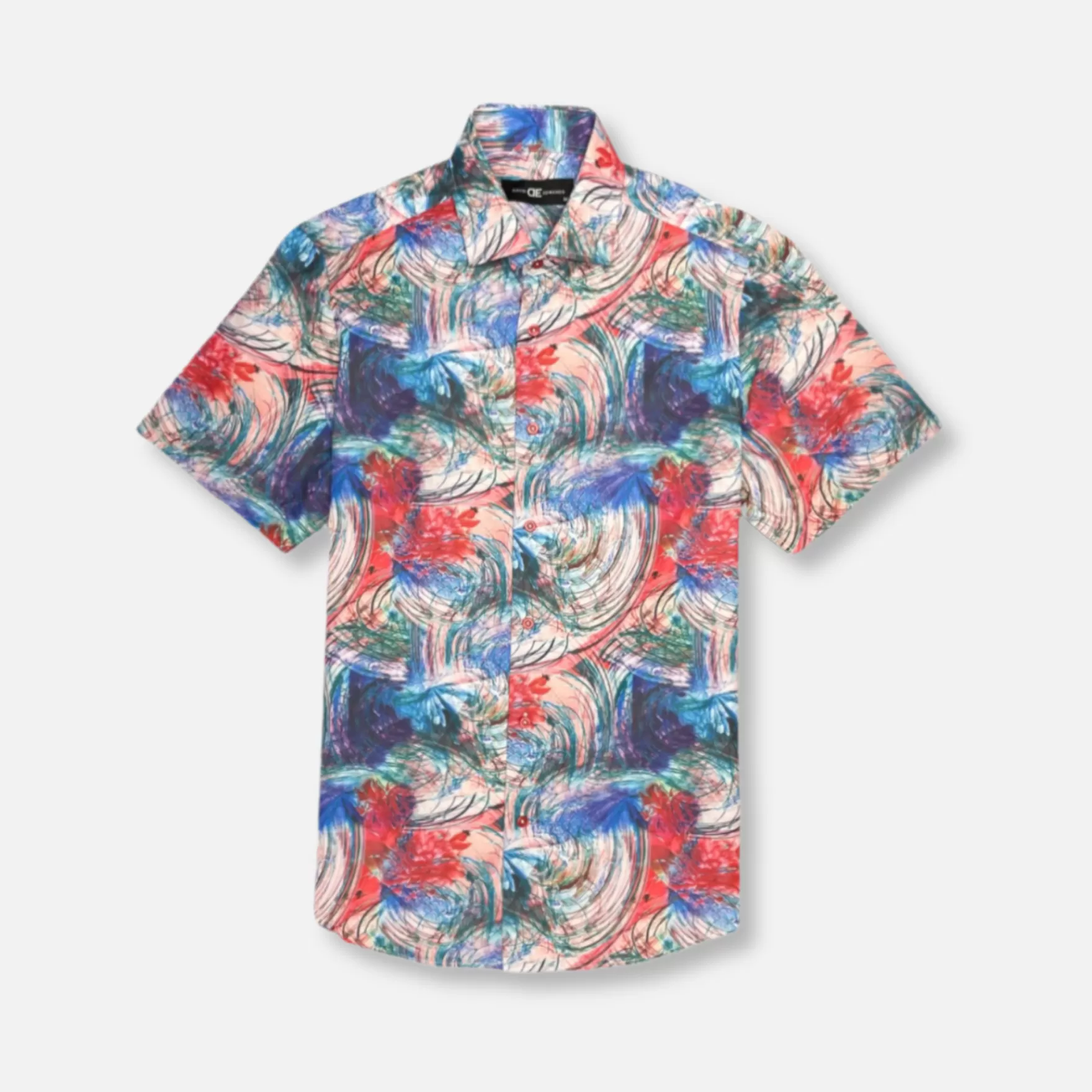 New Edition Fashion Button Downs-Dexton Short Sleeve Button Down Blue