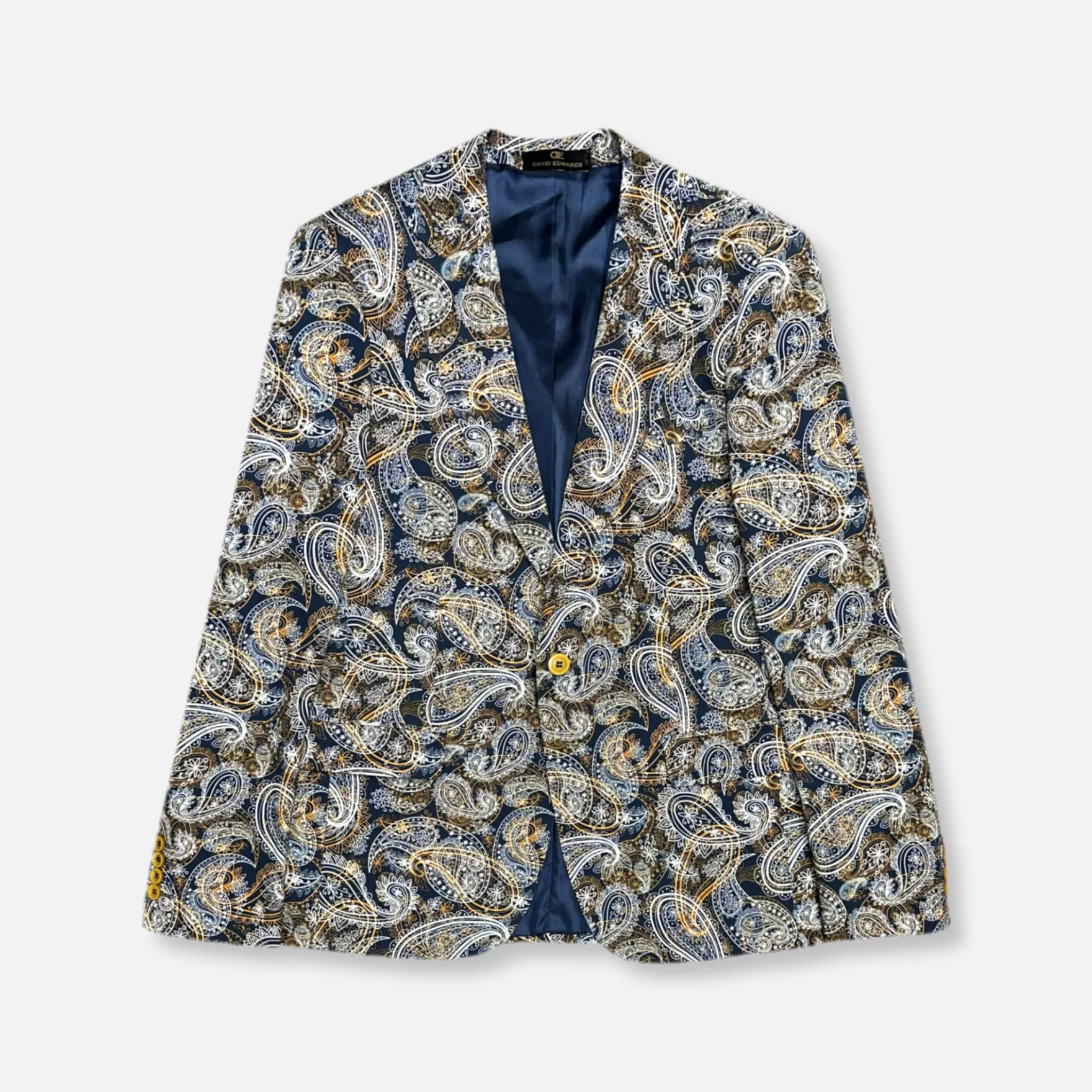 New Edition Fashion Blazers & Sportcoats-Diaz Paisley Blazer Navy