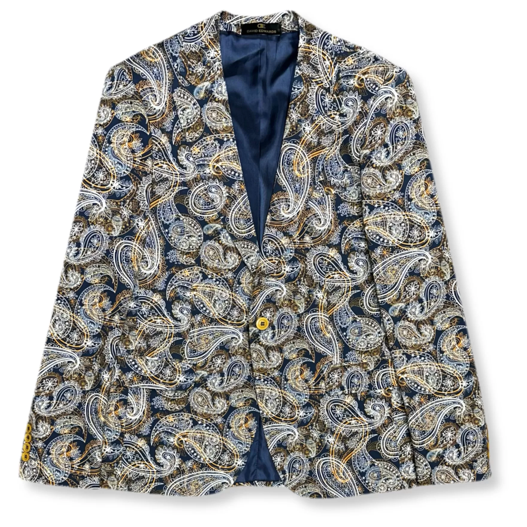 New Edition Fashion Blazers & Sportcoats-Diaz Paisley Blazer Navy