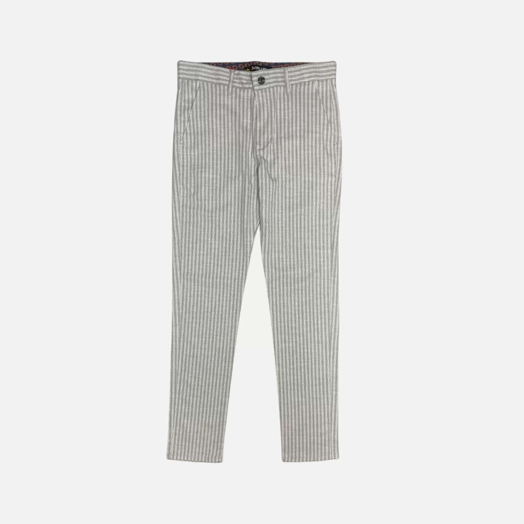 New Edition Fashion Pants | Dress Pants-Dijon Striped Pants Grey