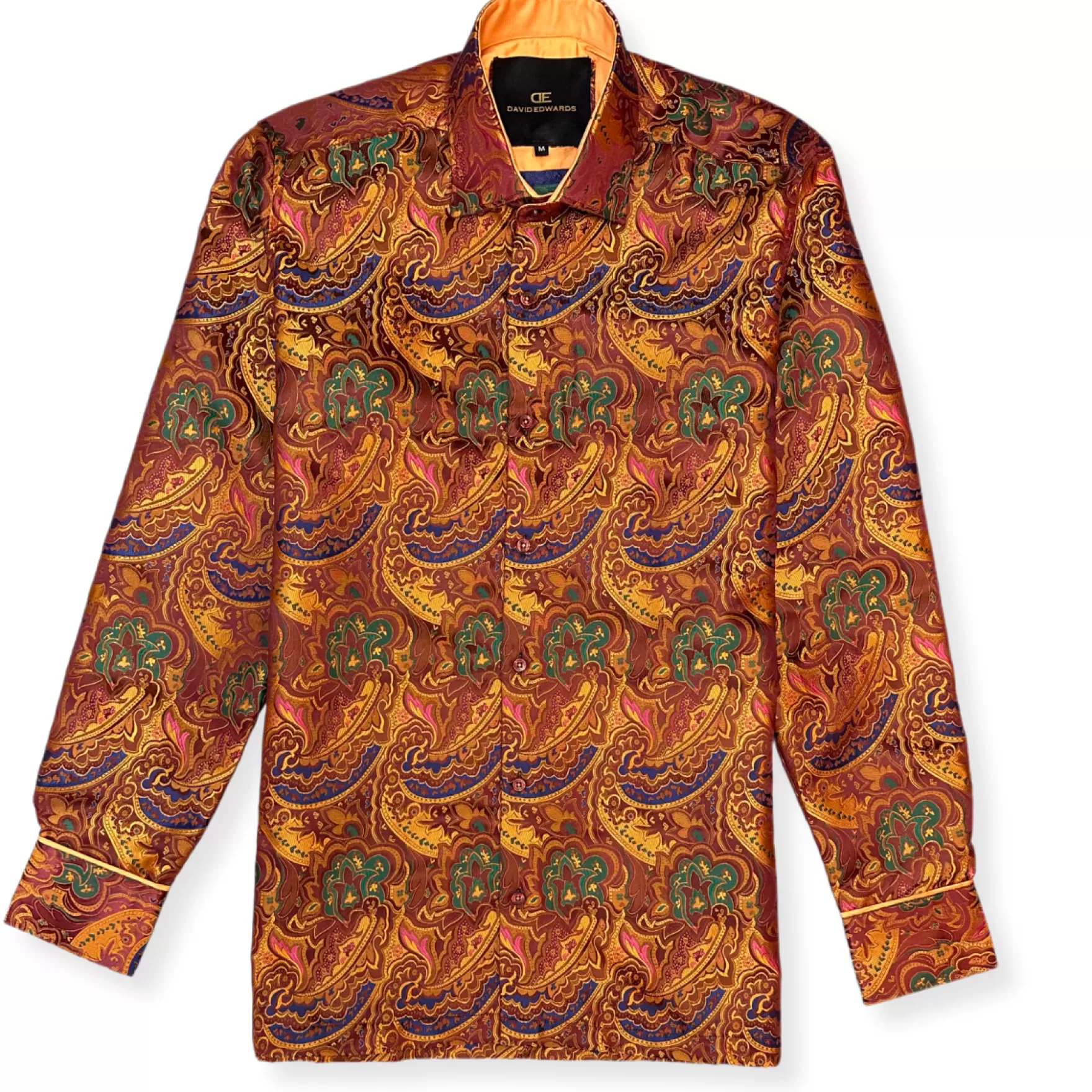 New Edition Fashion Button Downs-Dimona Long Sleeve Button Down Shirt Multi