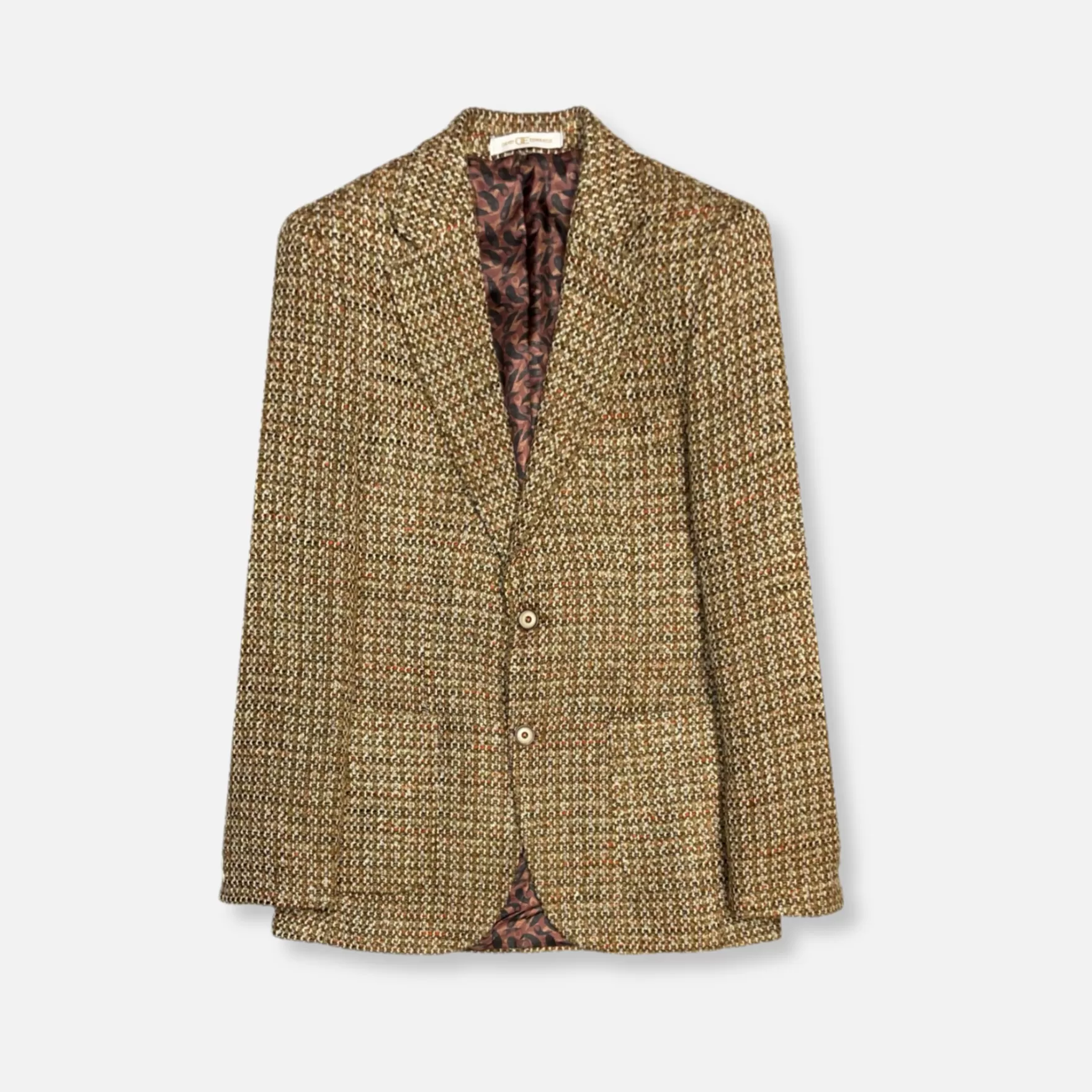 New Edition Fashion Blazers & Sportcoats-Dishaw Tweed Notch Sport Jacket Camel