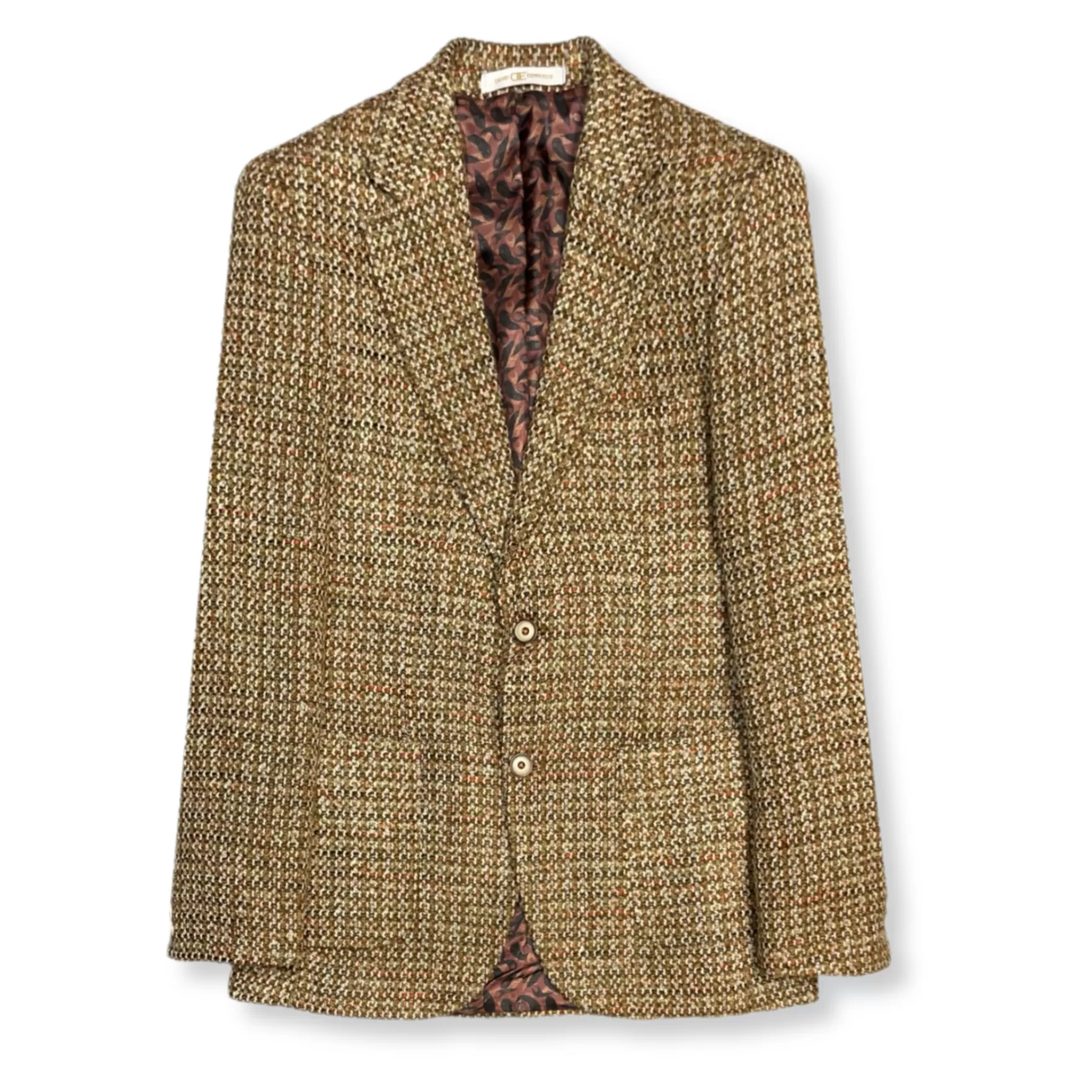 New Edition Fashion Blazers & Sportcoats-Dishaw Tweed Notch Sport Jacket Camel