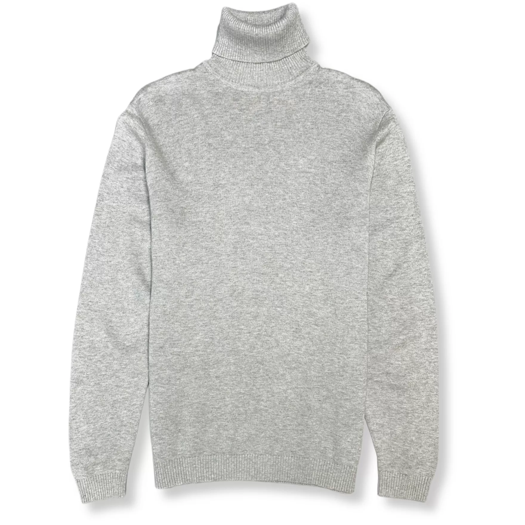 New Edition Fashion Sweaters-Donnie Turtleneck Sweater Light Grey