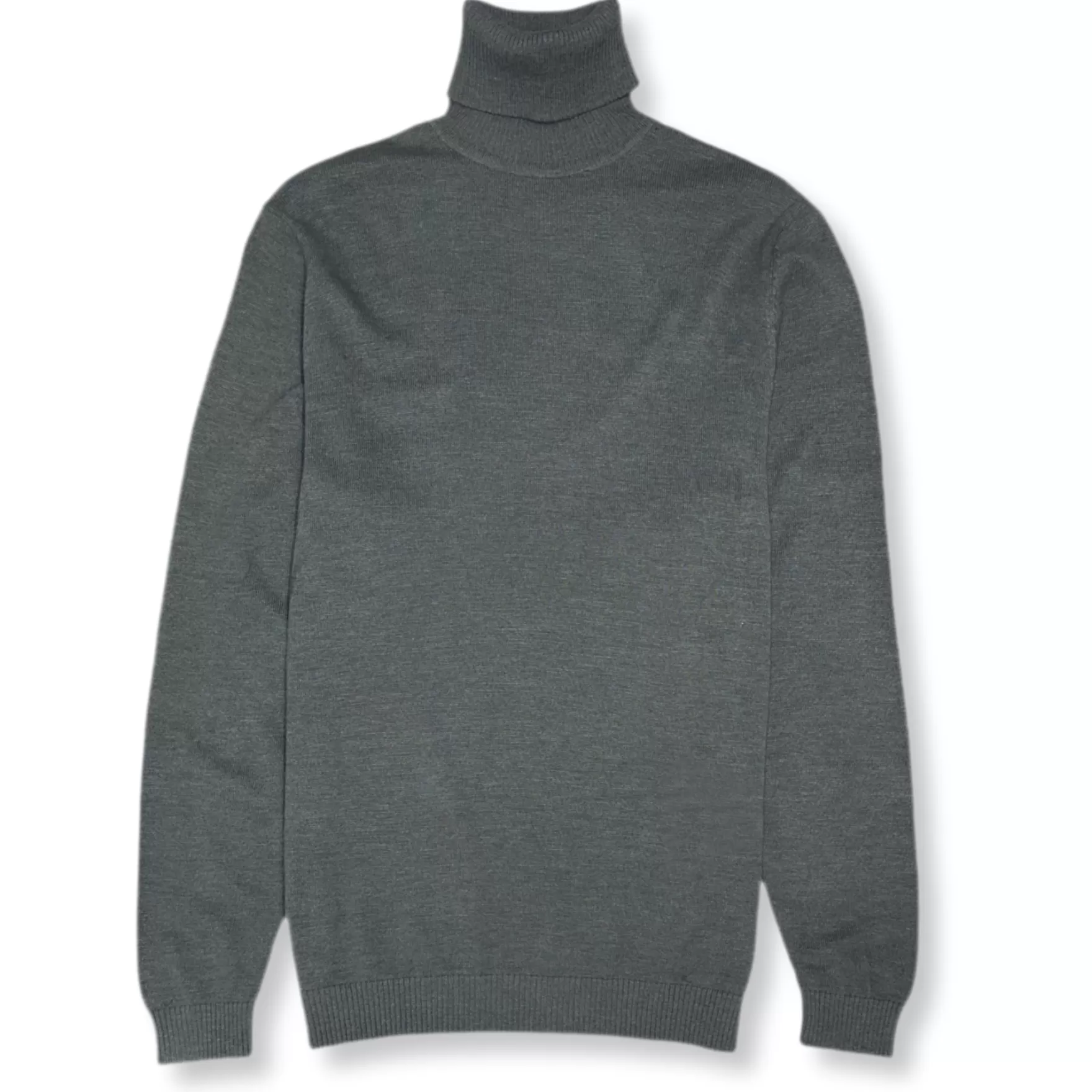 New Edition Fashion Sweaters-Donnie Turtleneck Sweater Charcoal Grey