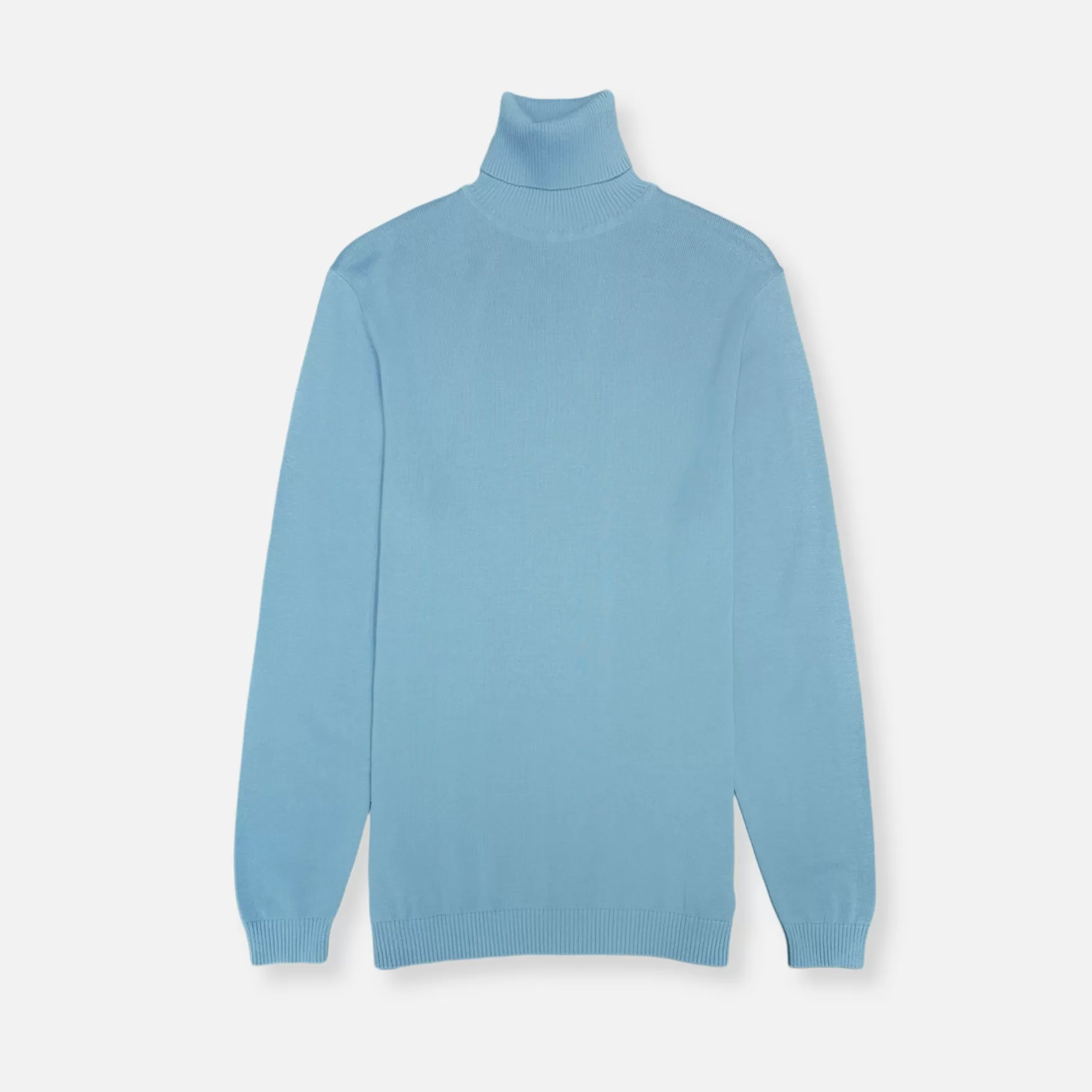 New Edition Fashion Sweaters-Donnie Turtleneck Sweater Sky