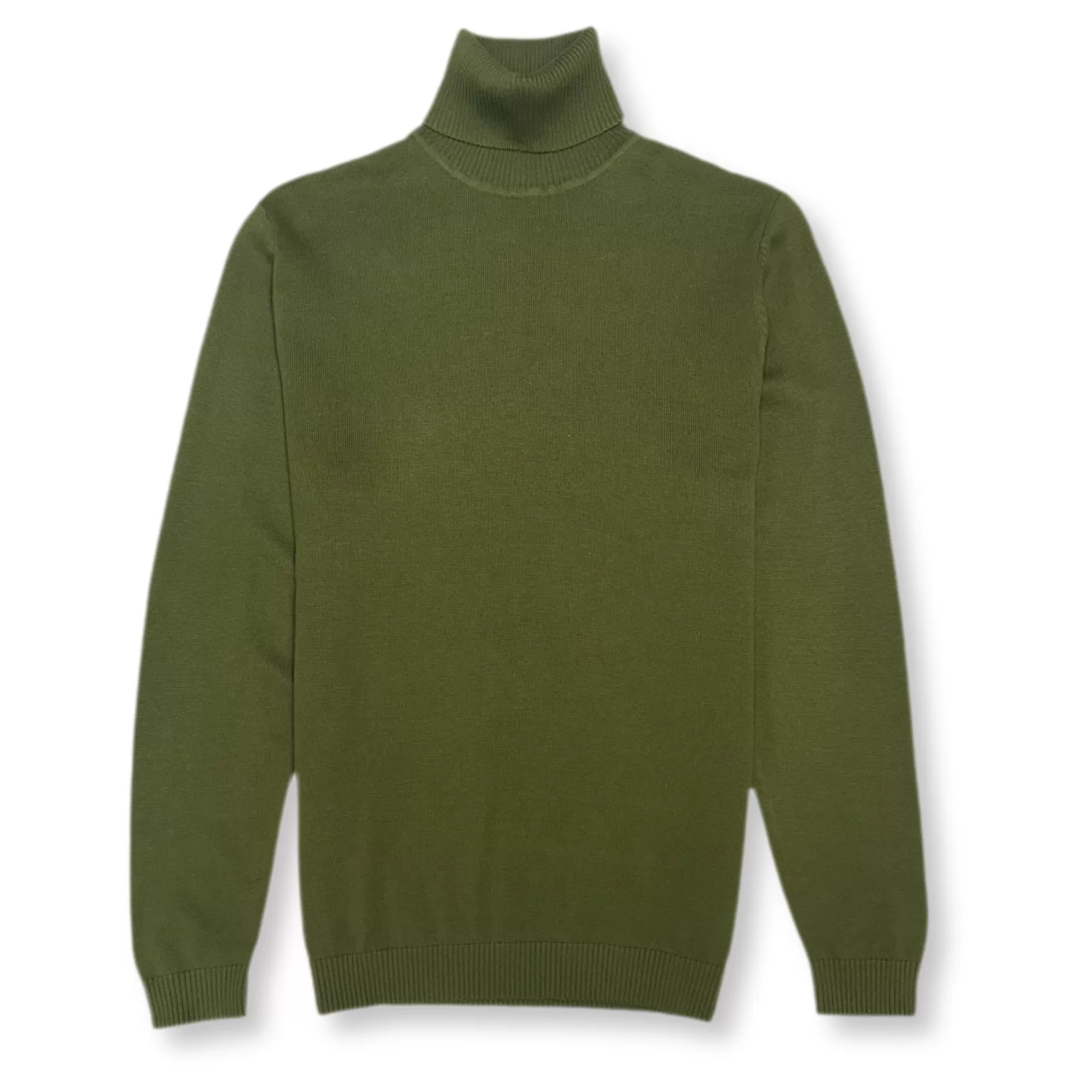 New Edition Fashion Sweaters-Donnie Turtleneck Sweater Olive Green