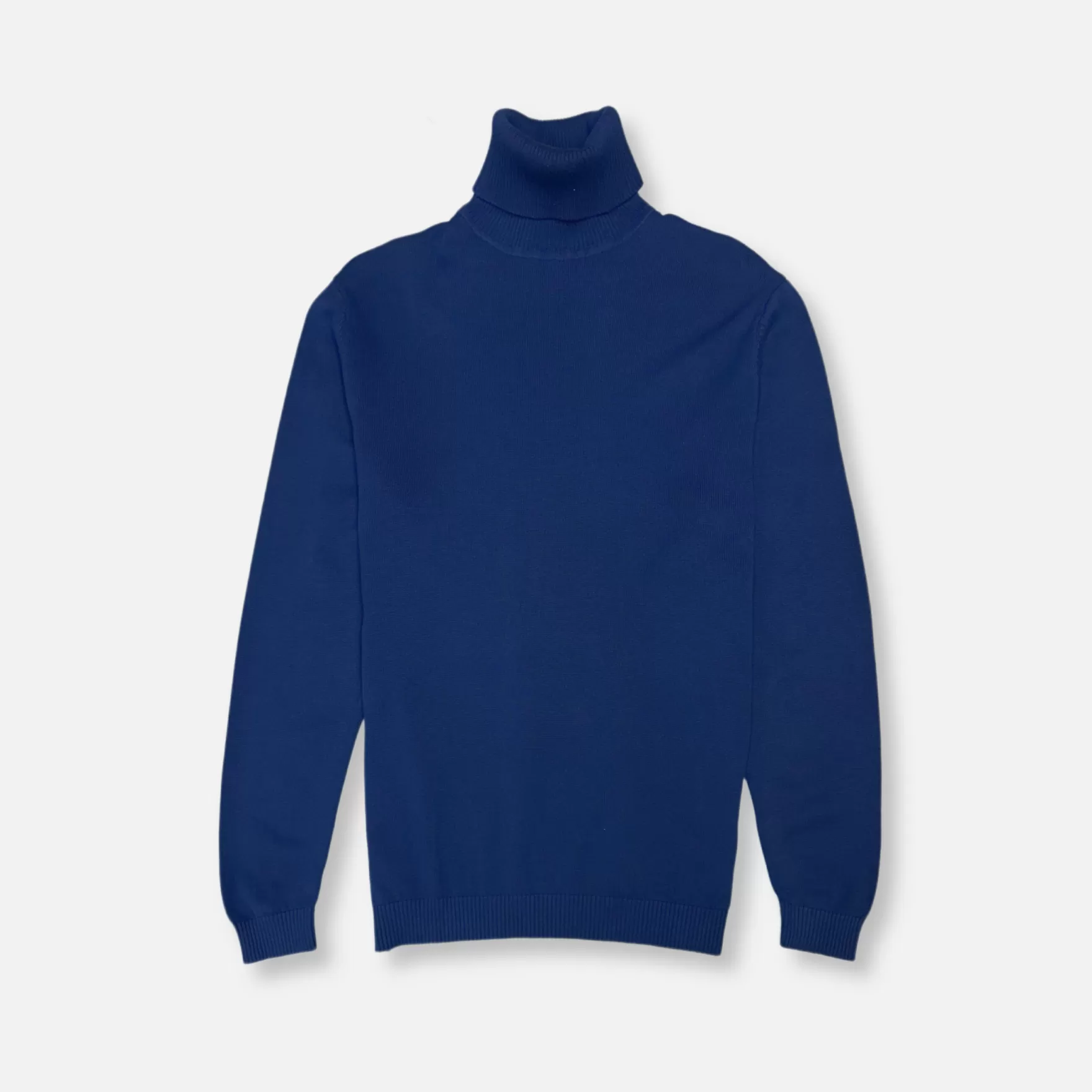 New Edition Fashion Sweaters-Donnie Turtleneck Sweater Cobalt Blue