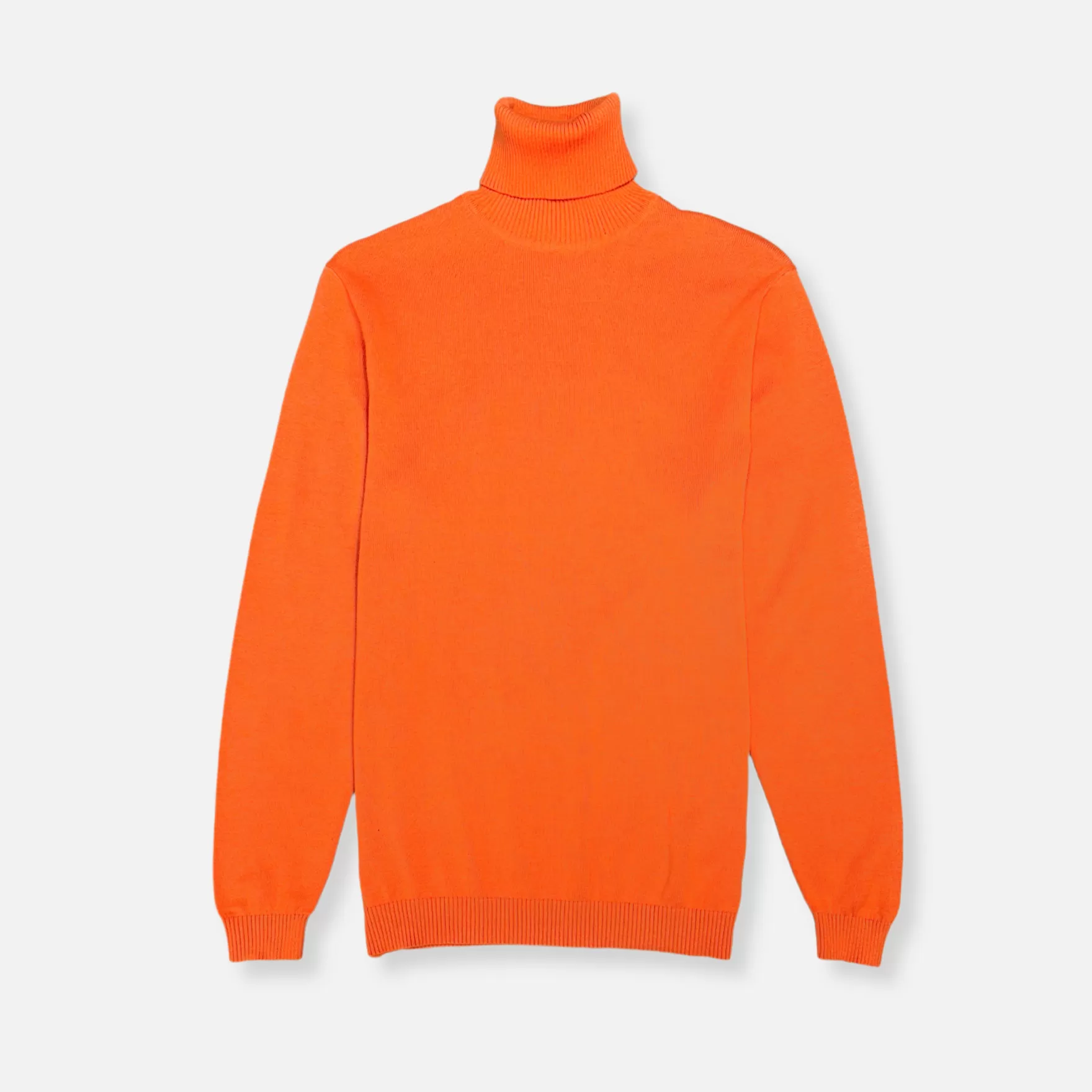 New Edition Fashion Sweaters-Donnie Turtleneck Sweater Orange