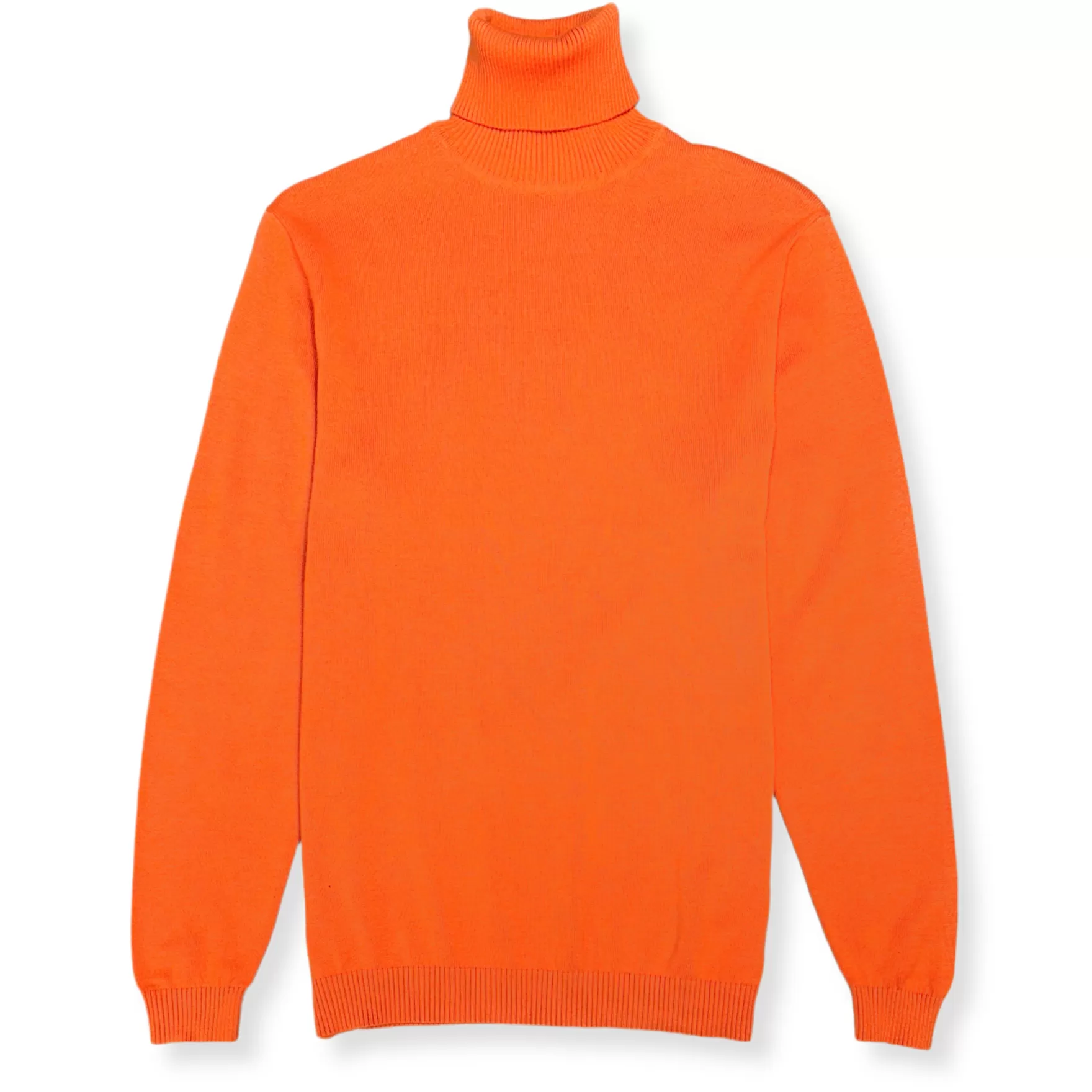 New Edition Fashion Sweaters-Donnie Turtleneck Sweater Orange