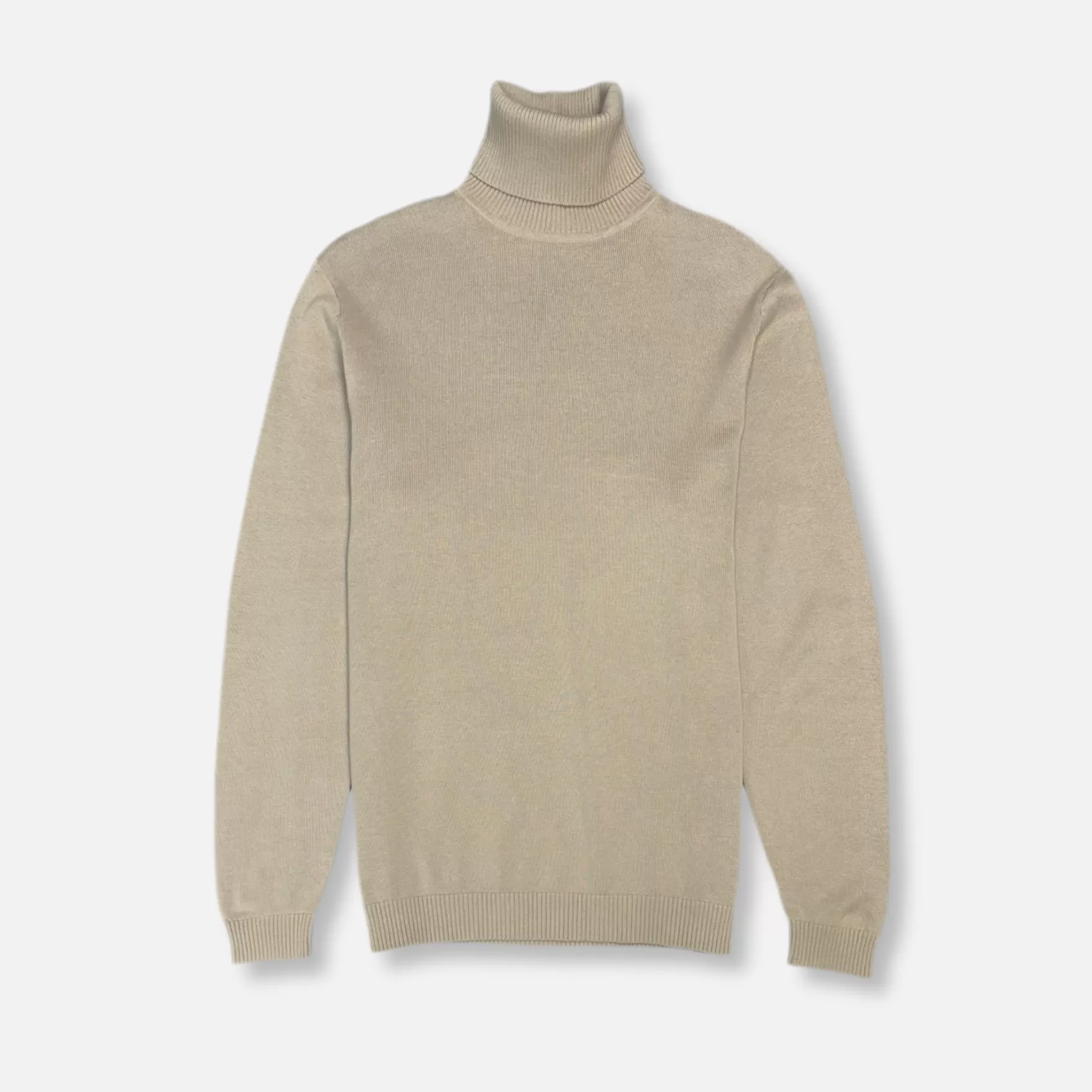 New Edition Fashion Sweaters-Donnie Turtleneck Sweater Sand