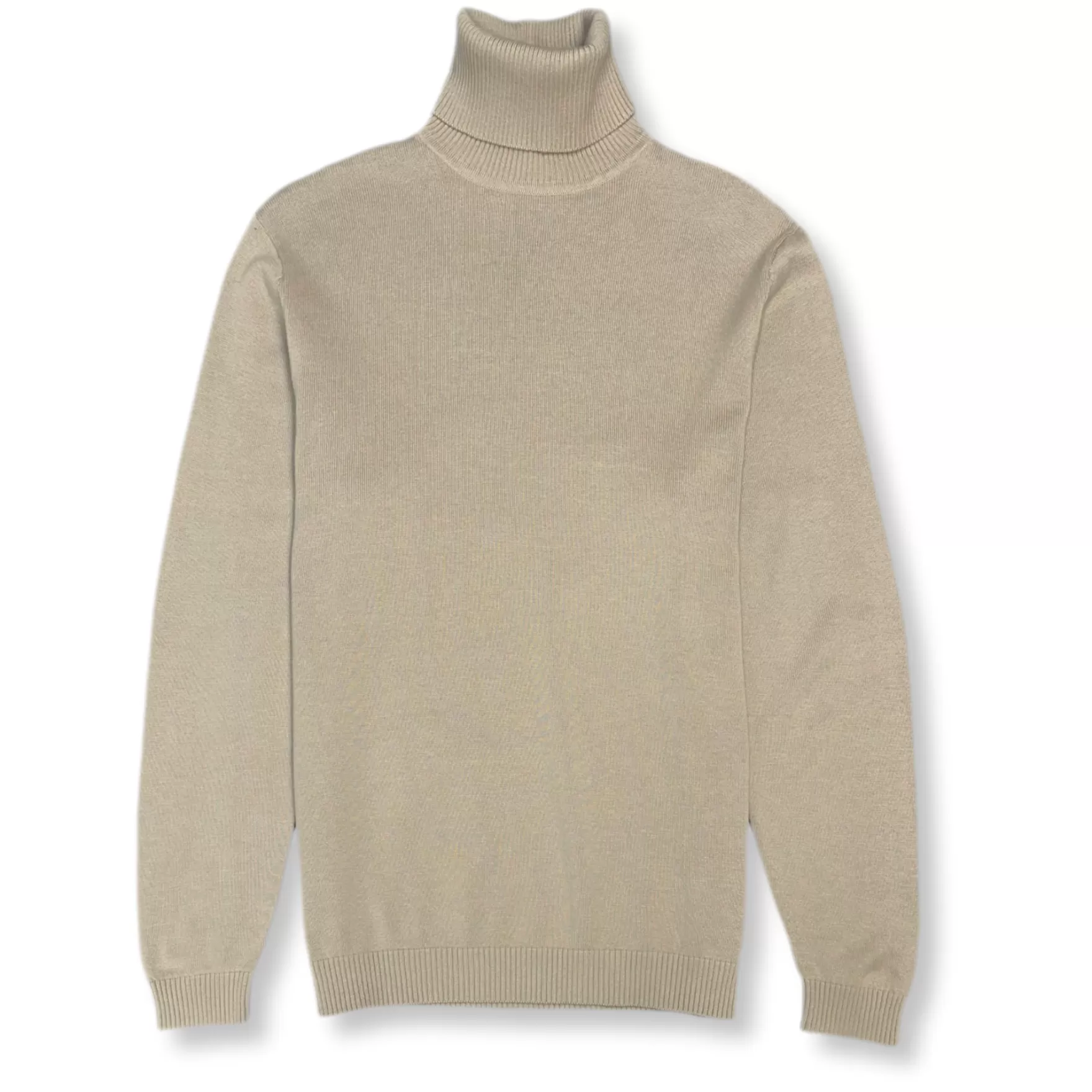 New Edition Fashion Sweaters-Donnie Turtleneck Sweater Sand