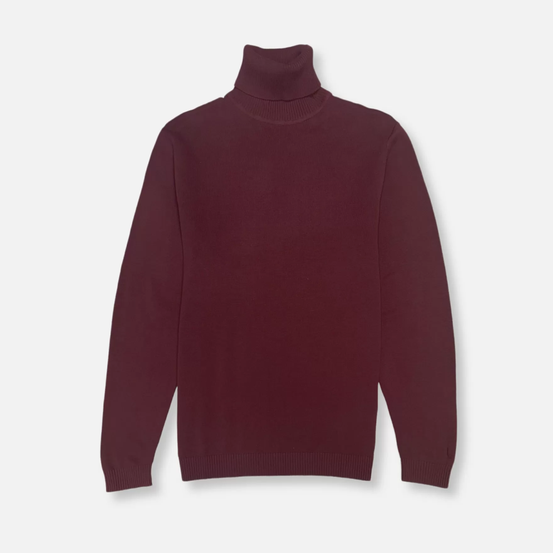 New Edition Fashion Sweaters-Donnie Turtleneck Sweater Burgundy