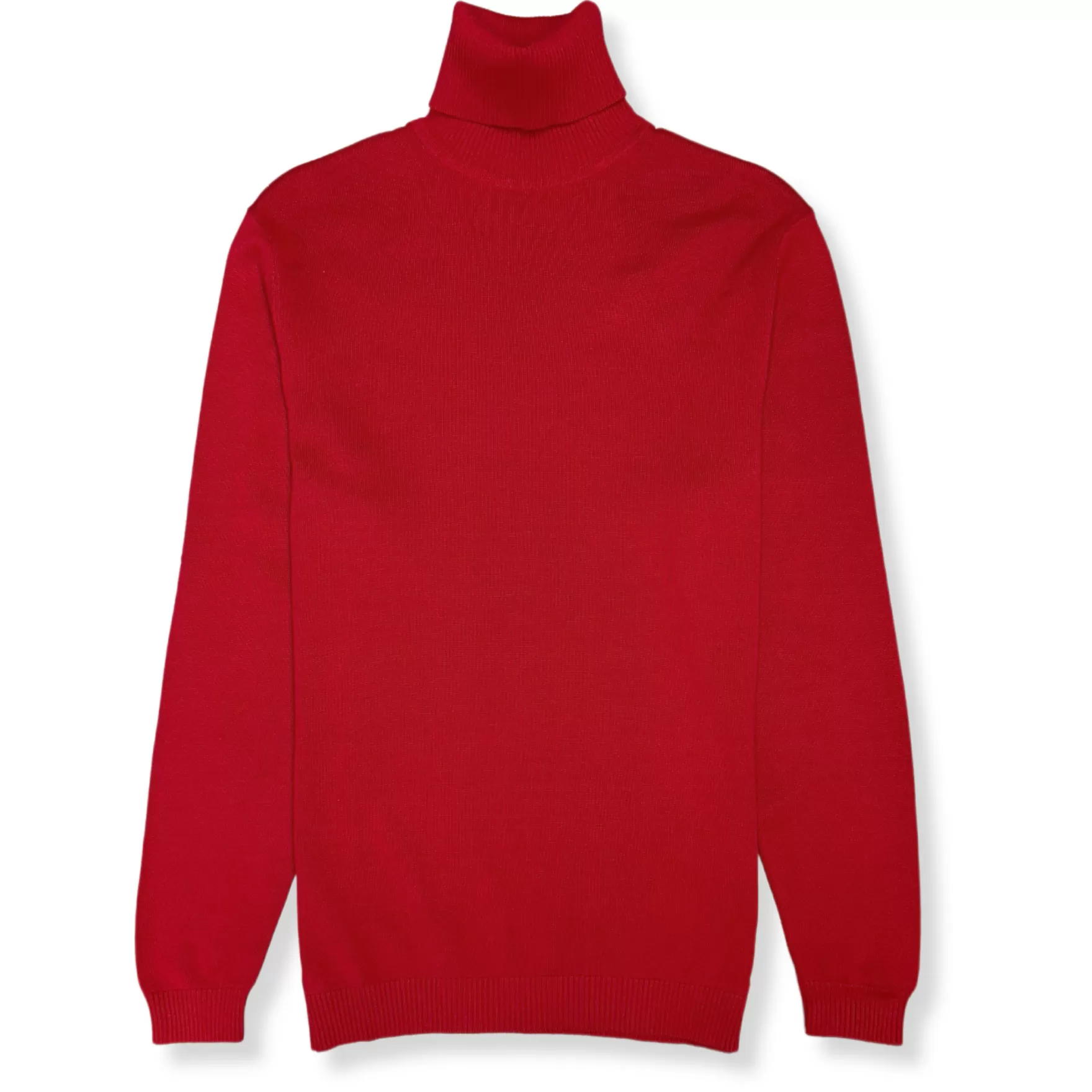 New Edition Fashion Sweaters-Donnie Turtleneck Sweater Bright Red