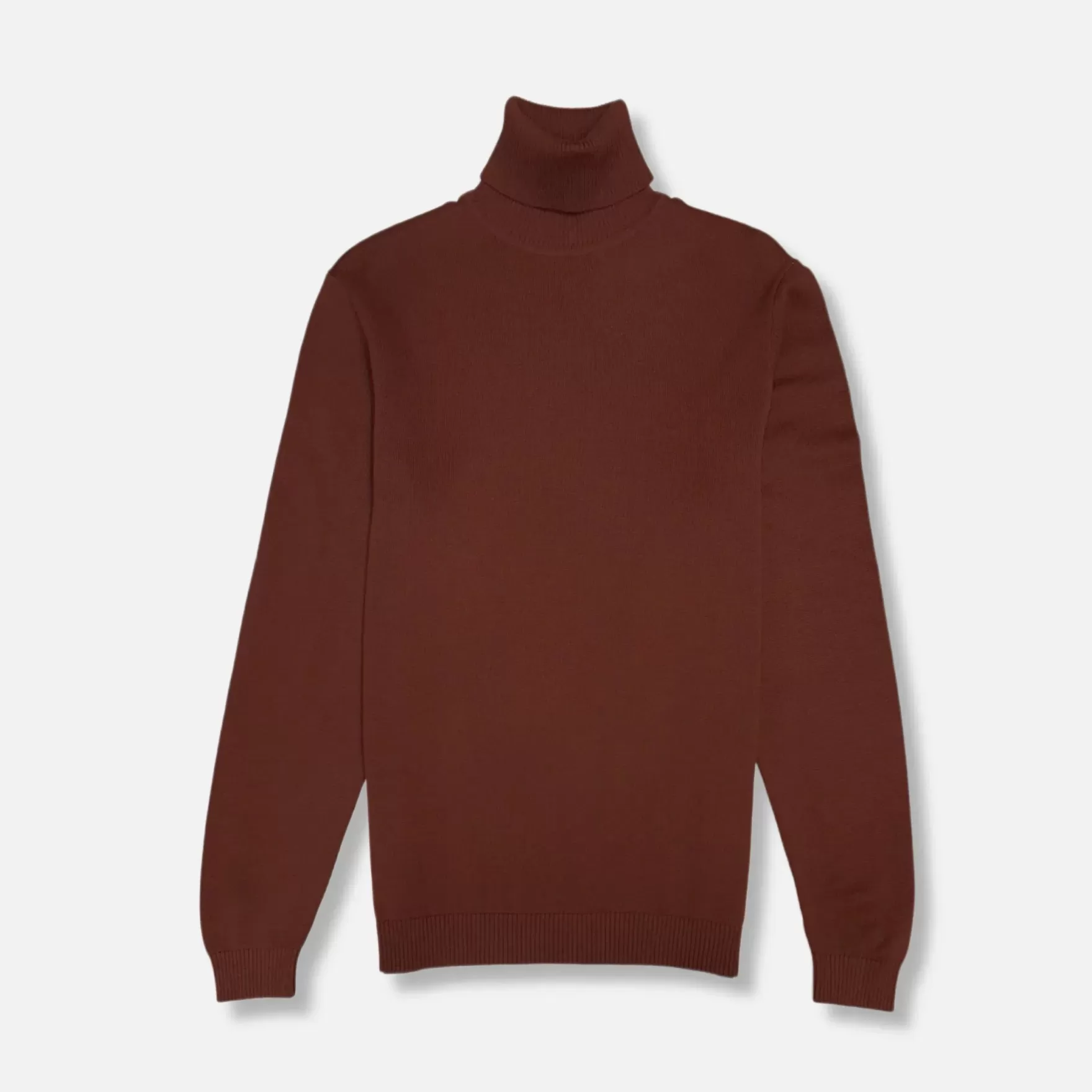 New Edition Fashion Sweaters-Donnie Turtleneck Sweater Rust