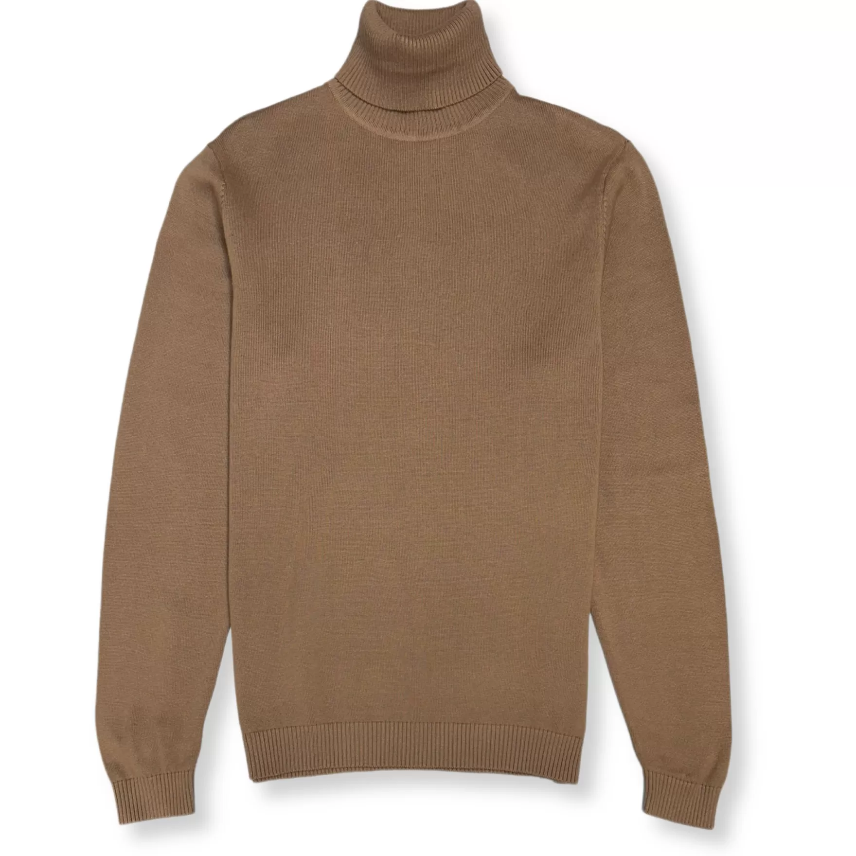 New Edition Fashion Sweaters-Donnie Turtleneck Sweater Khaki