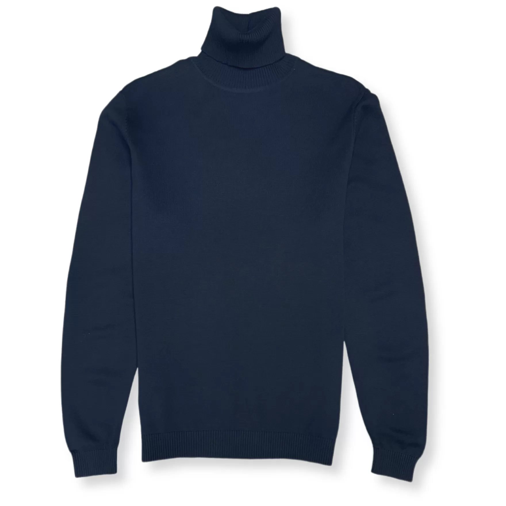 New Edition Fashion Sweaters-Donnie Turtleneck Sweater Navy