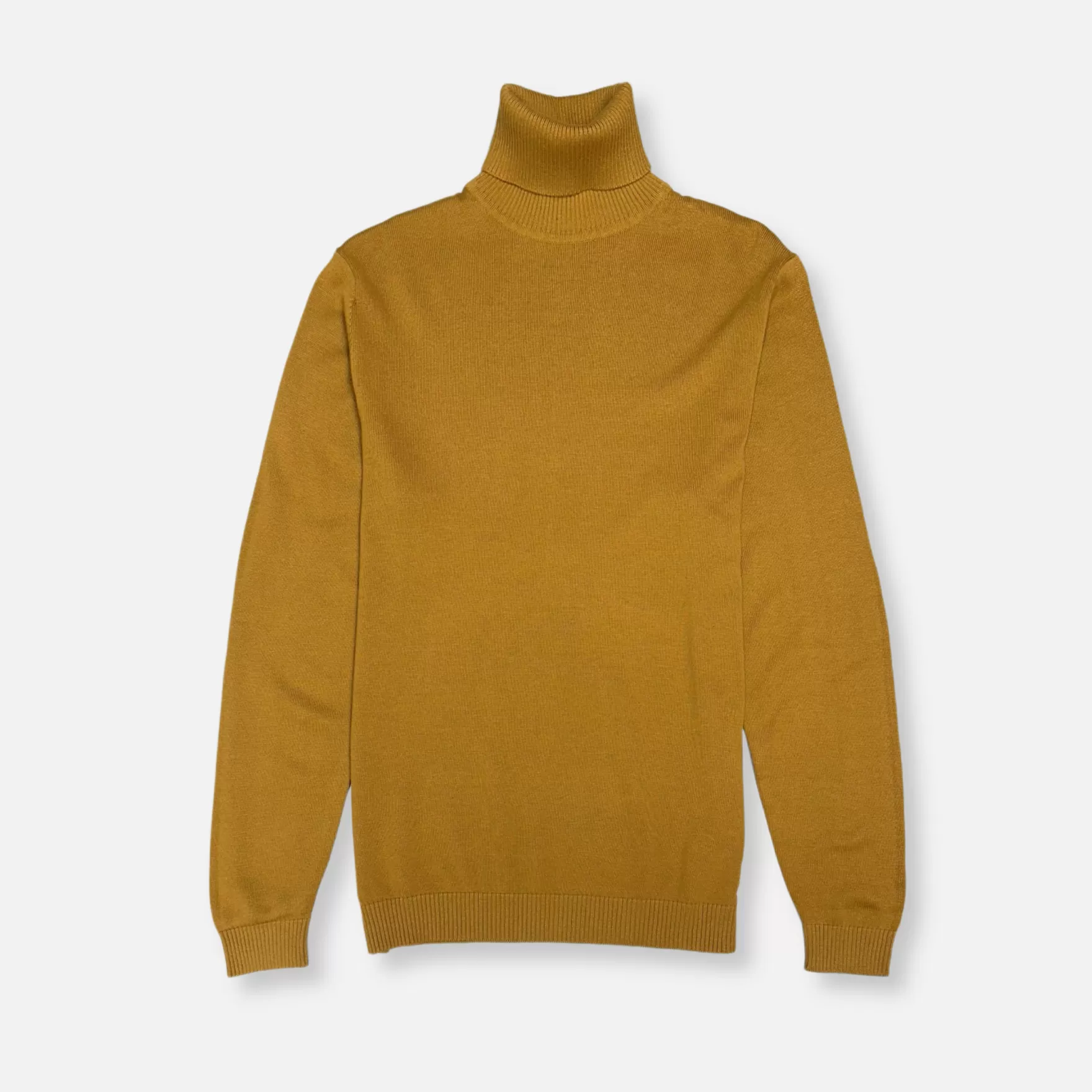 New Edition Fashion Sweaters-Donnie Turtleneck Sweater Mustard