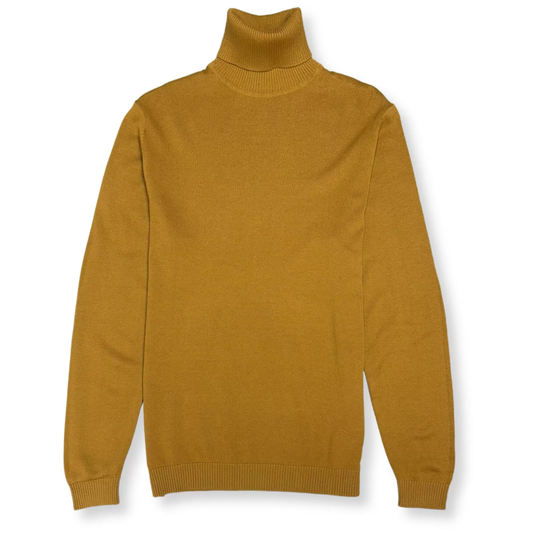 New Edition Fashion Sweaters-Donnie Turtleneck Sweater Mustard