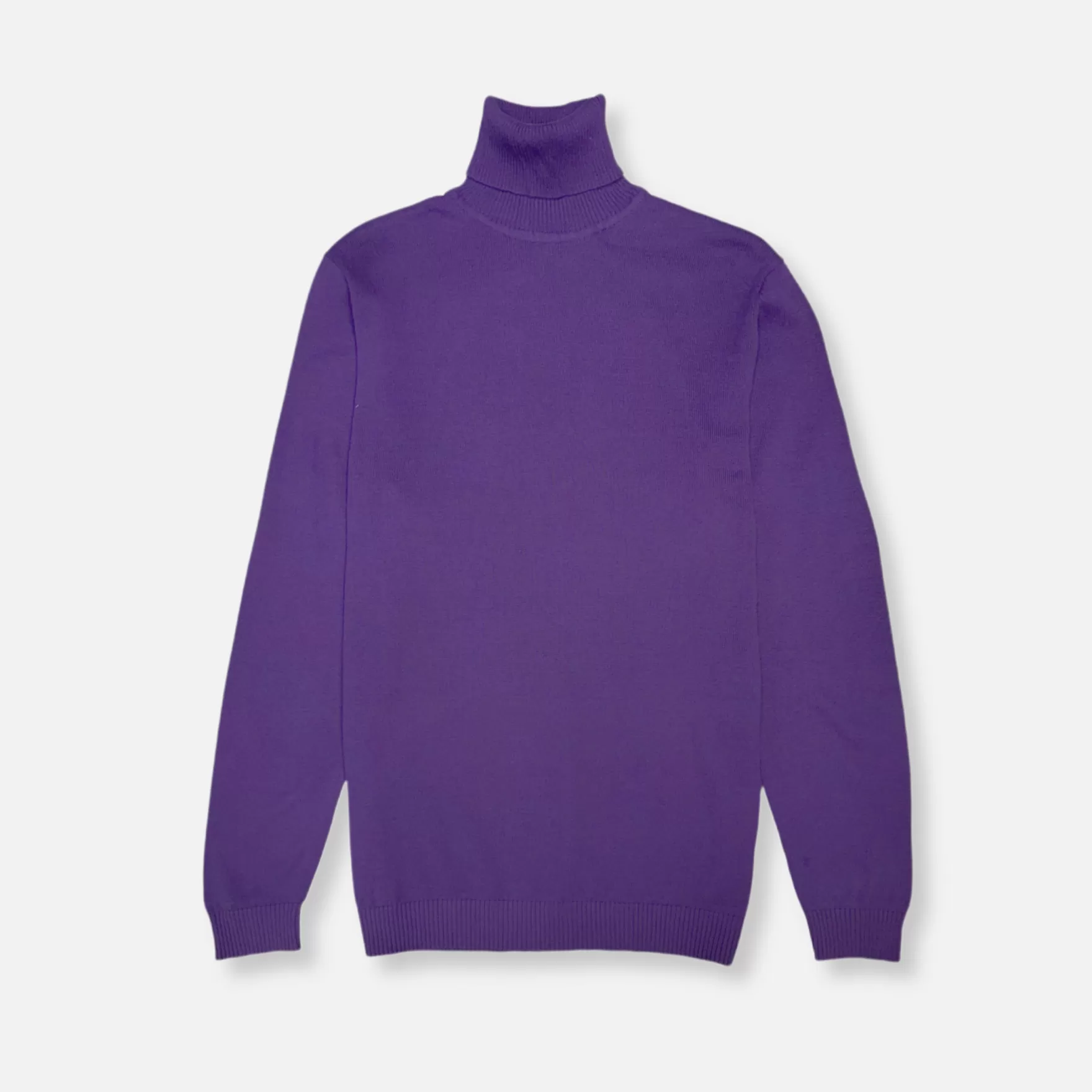 New Edition Fashion Sweaters-Donnie Turtleneck Sweater Purple