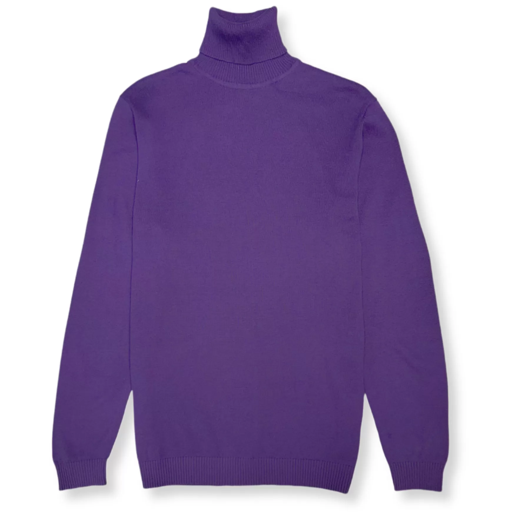 New Edition Fashion Sweaters-Donnie Turtleneck Sweater Purple