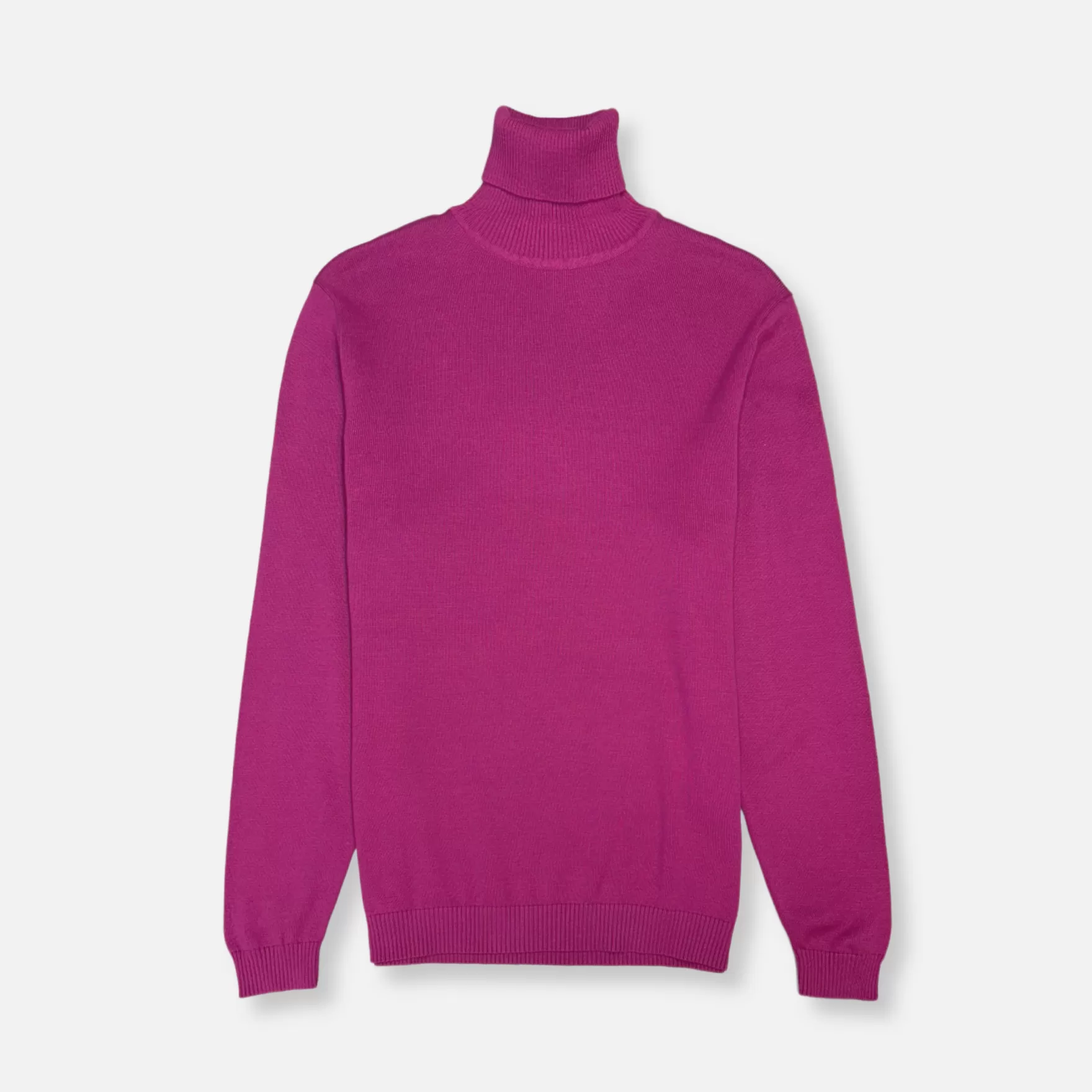 New Edition Fashion Sweaters-Donnie Turtleneck Sweater Magenta