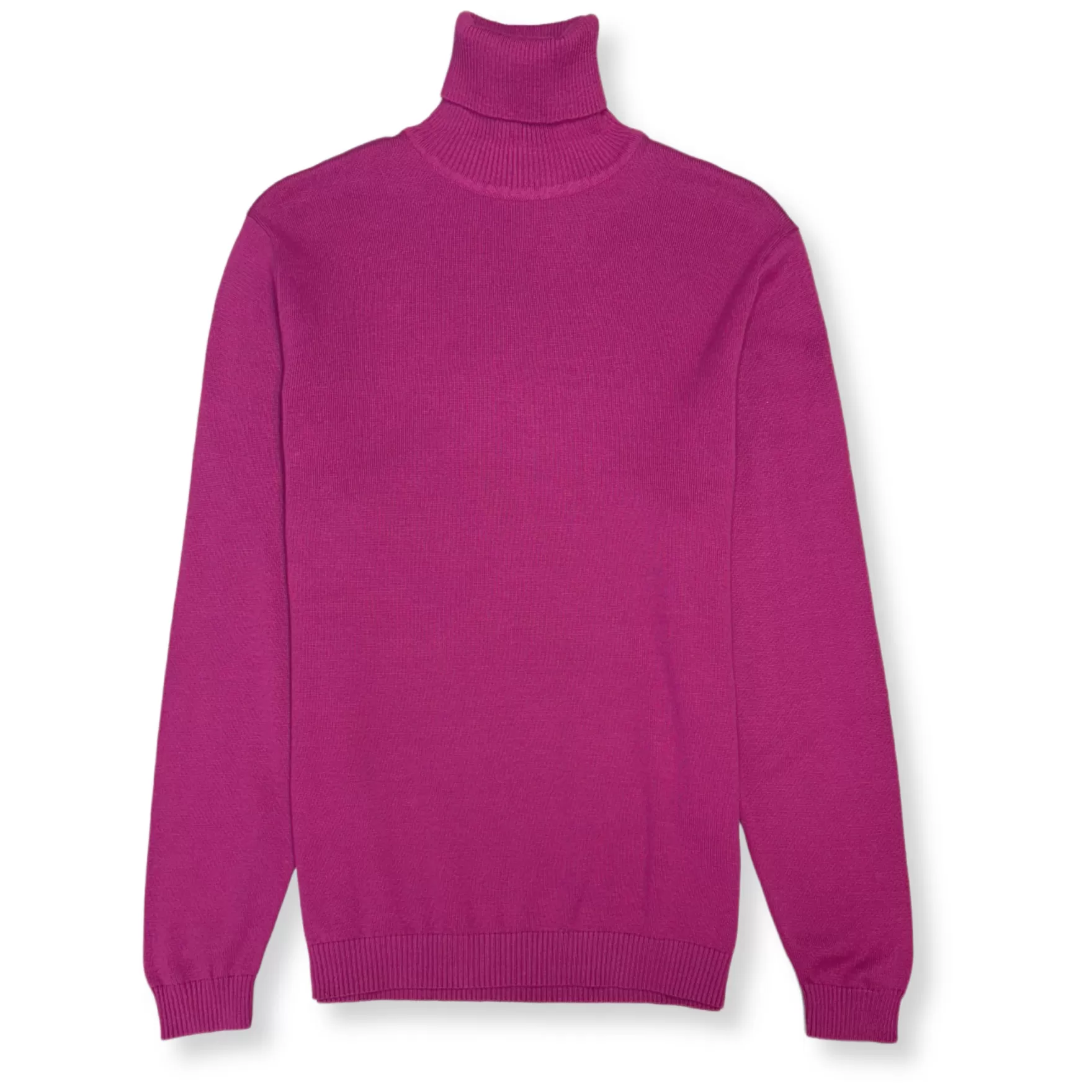 New Edition Fashion Sweaters-Donnie Turtleneck Sweater Magenta