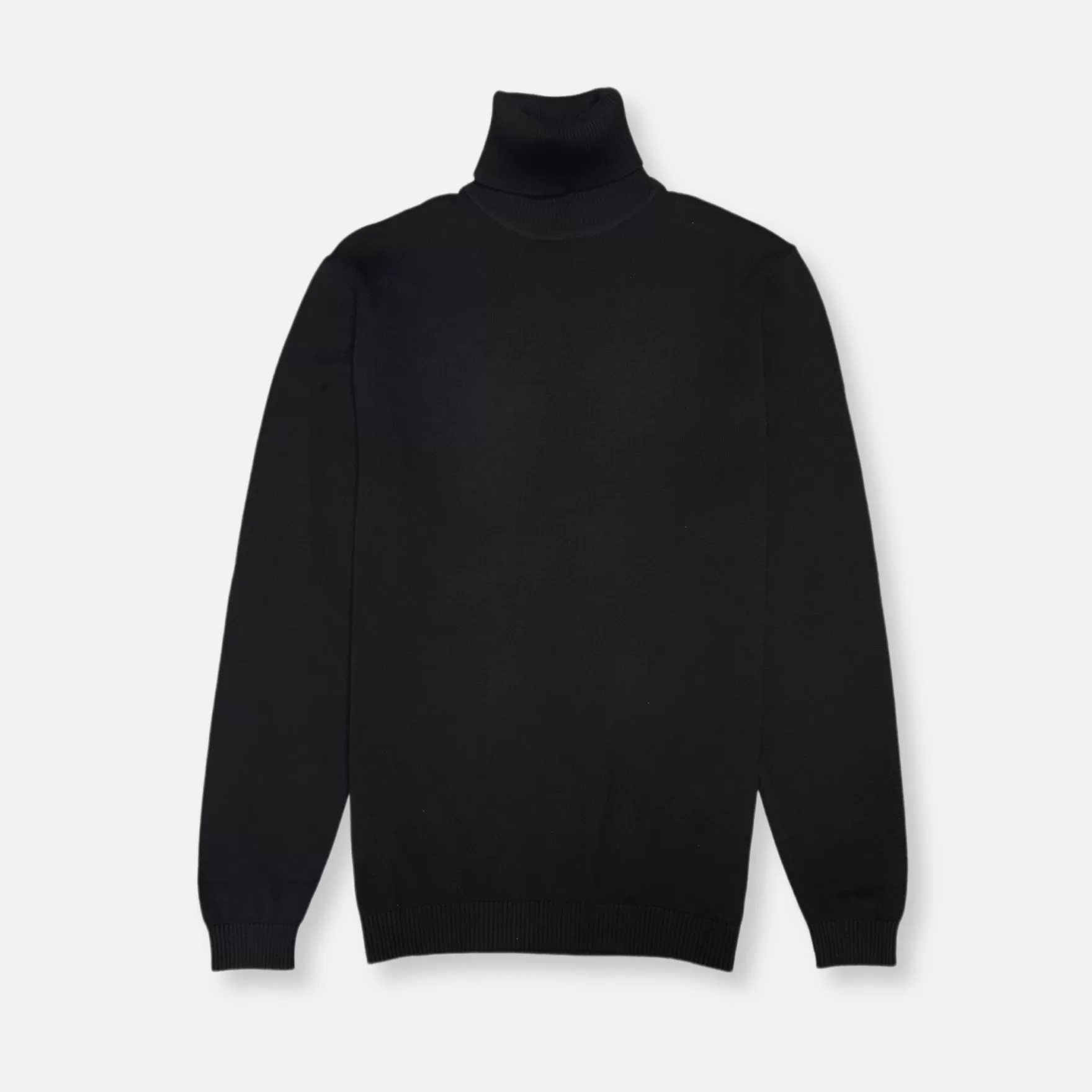 New Edition Fashion Sweaters-Donnie Turtleneck Sweater Black