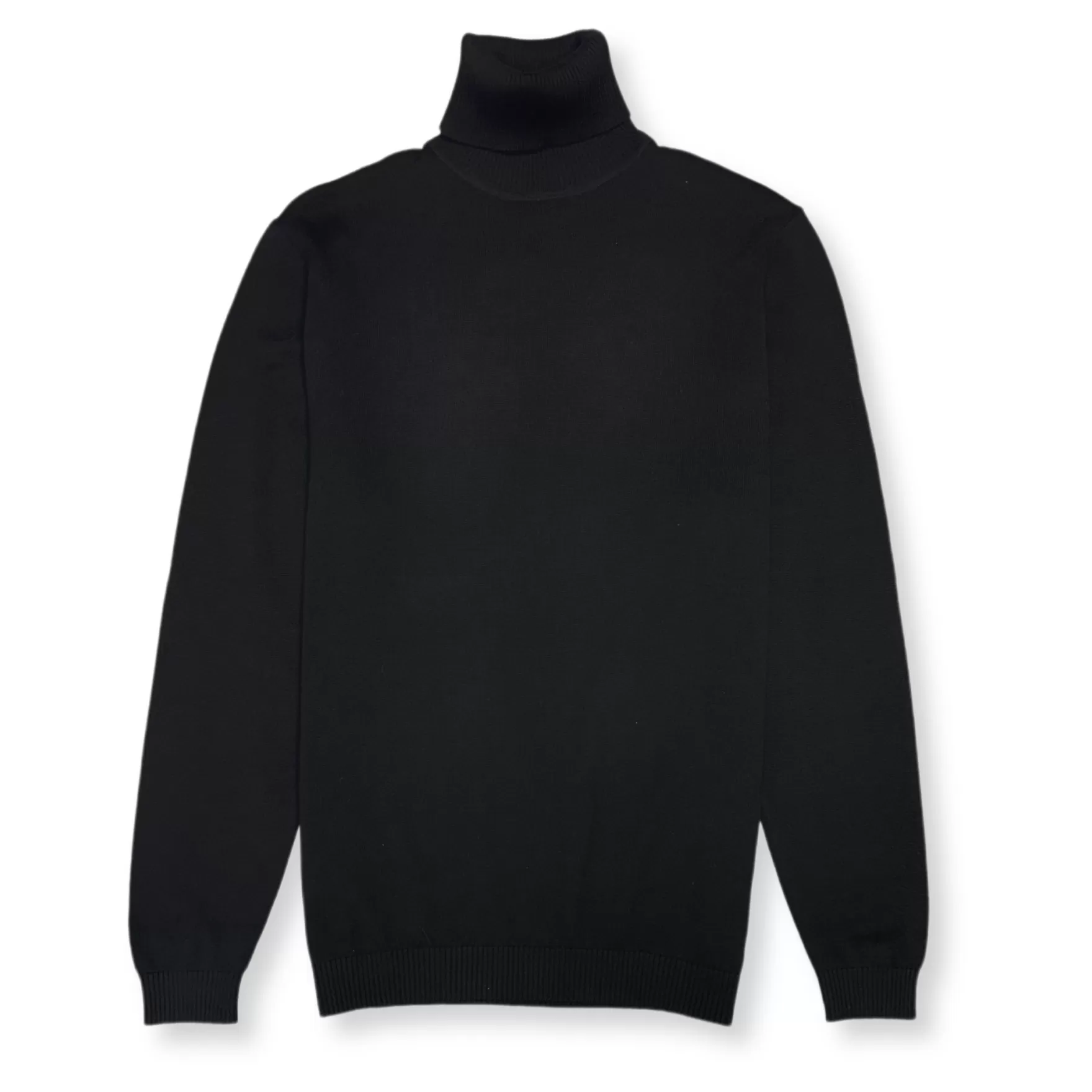 New Edition Fashion Sweaters-Donnie Turtleneck Sweater Black