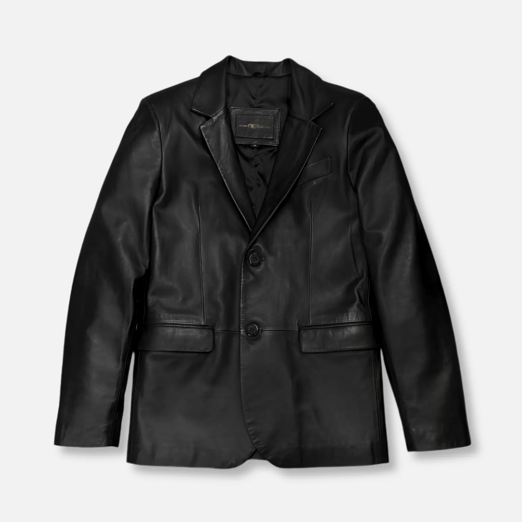 New Edition Fashion Blazers & Sportcoats | Coats & Outerwear-Donovan Leather Blazer Black