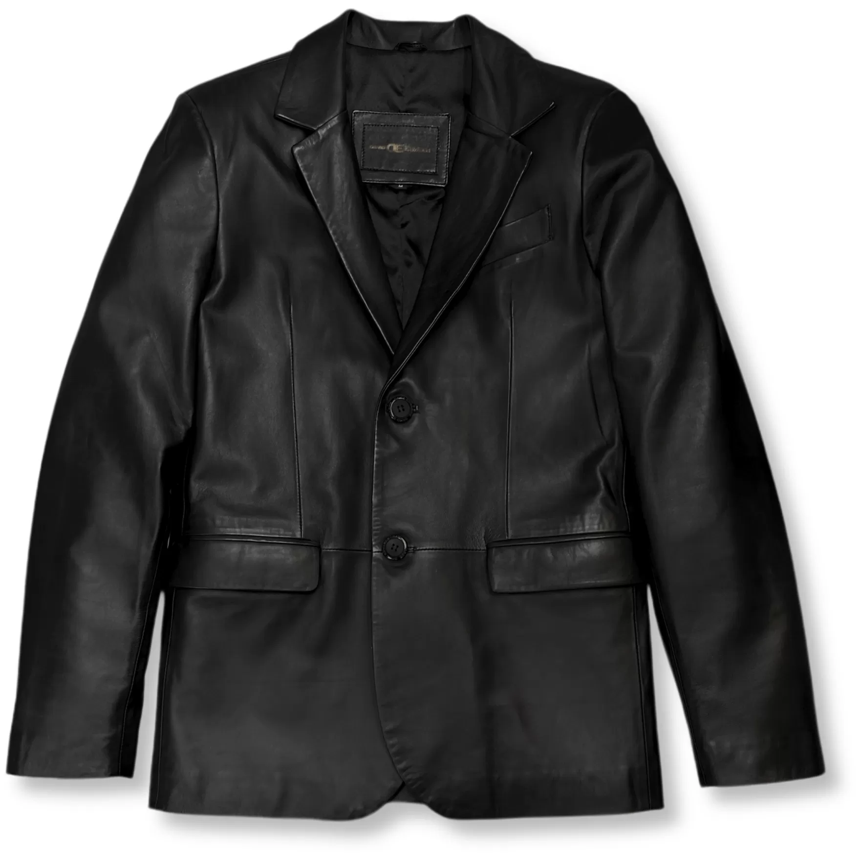 New Edition Fashion Blazers & Sportcoats | Coats & Outerwear-Donovan Leather Blazer Black