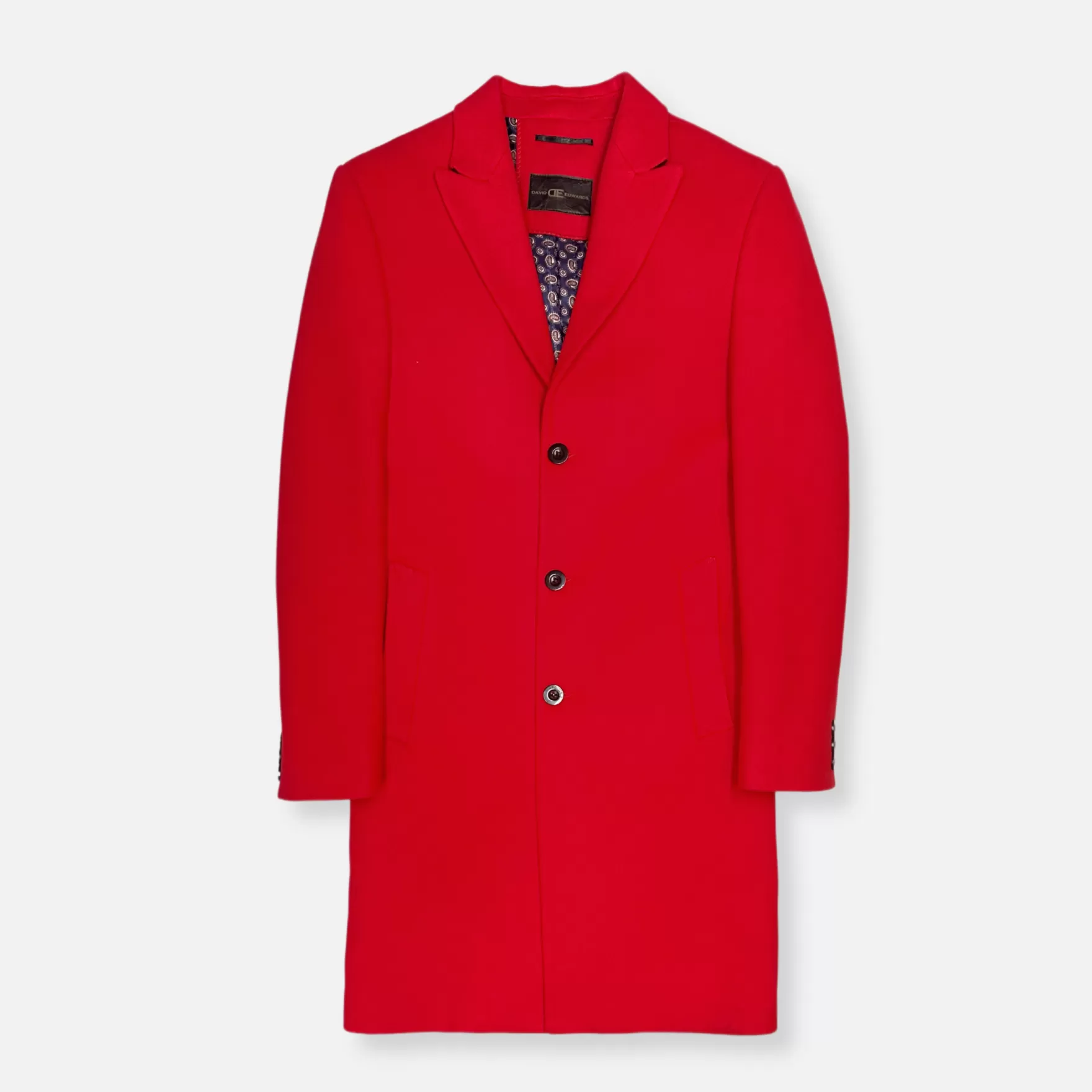 New Edition Fashion Coats & Outerwear-Dorchester Top Coat Red